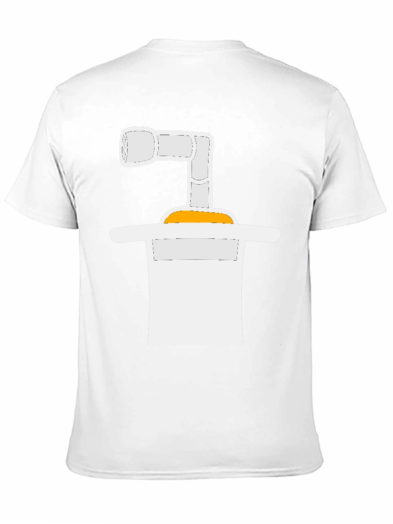 Black Abstract Graphic Tee - Black Cotton Blend Casual T-Shirt view 11