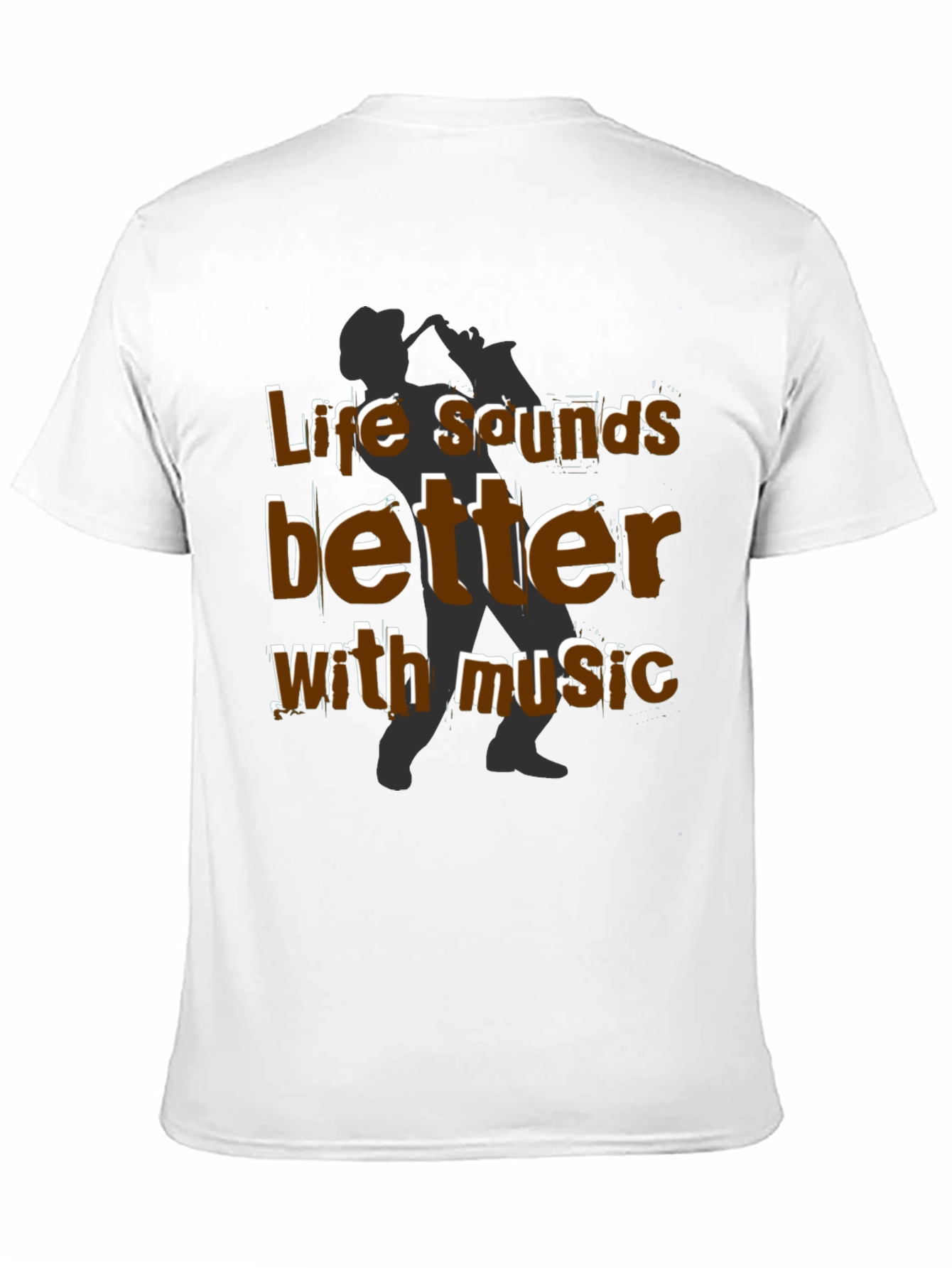 Black Life Sounds Better With Music T-Shirt view 11