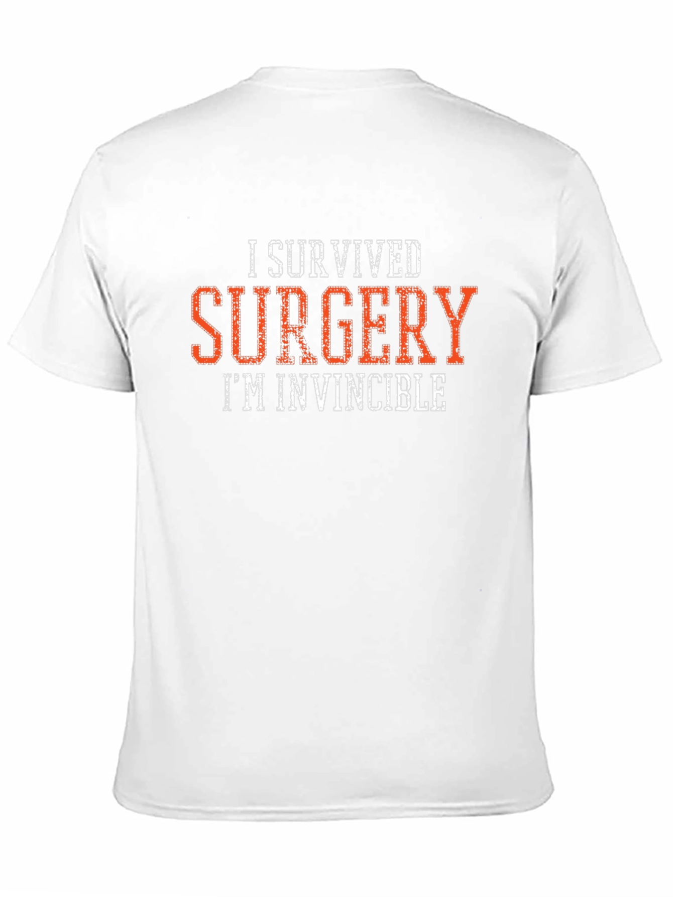Black I Survived Surgery T-Shirt - Invincible view 11