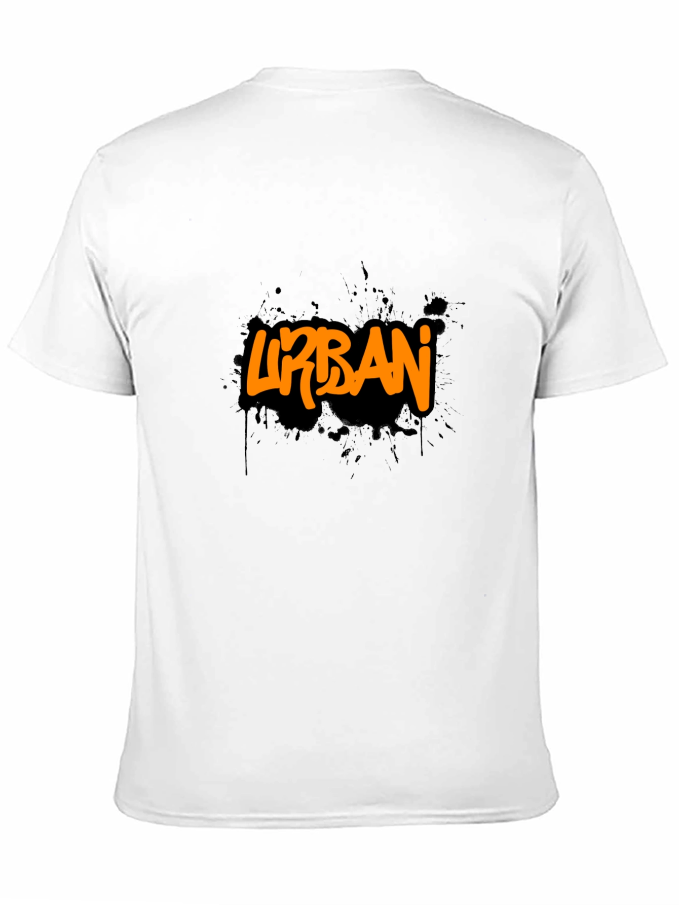 Black Urban Graphic Tee - Black Men's T-Shirt view 11