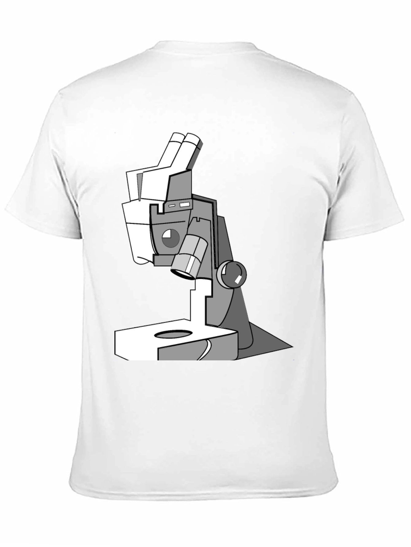 Black Science Microscope Graphic T-Shirt - Black view 11