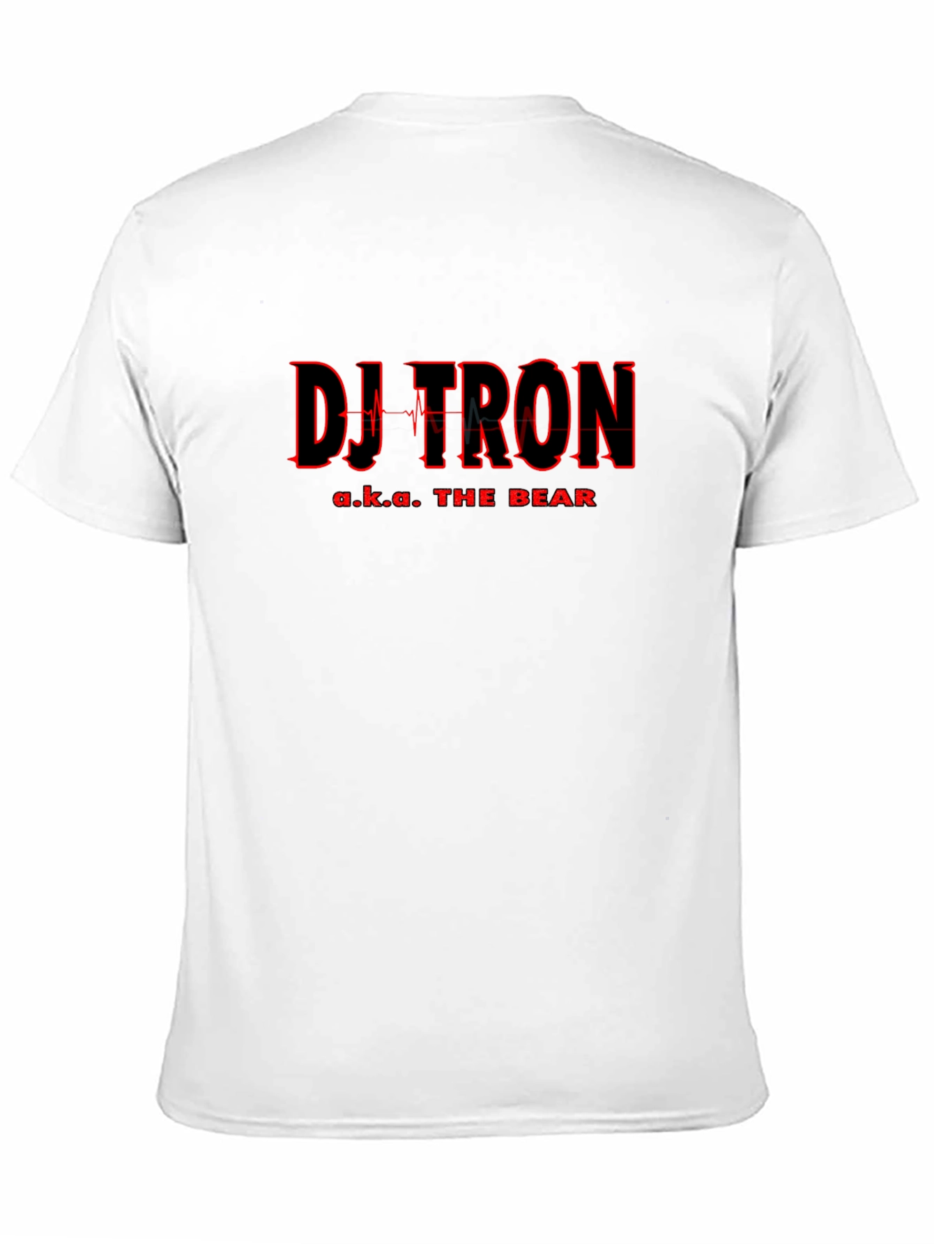 Black DJ Tron Graphic Tee - Black Short Sleeve T-Shirt view 11