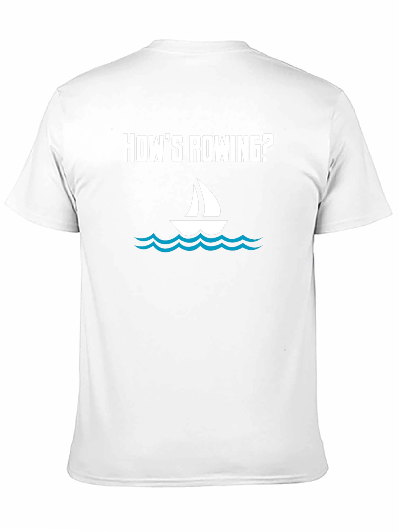 Black How's Rowing? Graphic Tee view 11