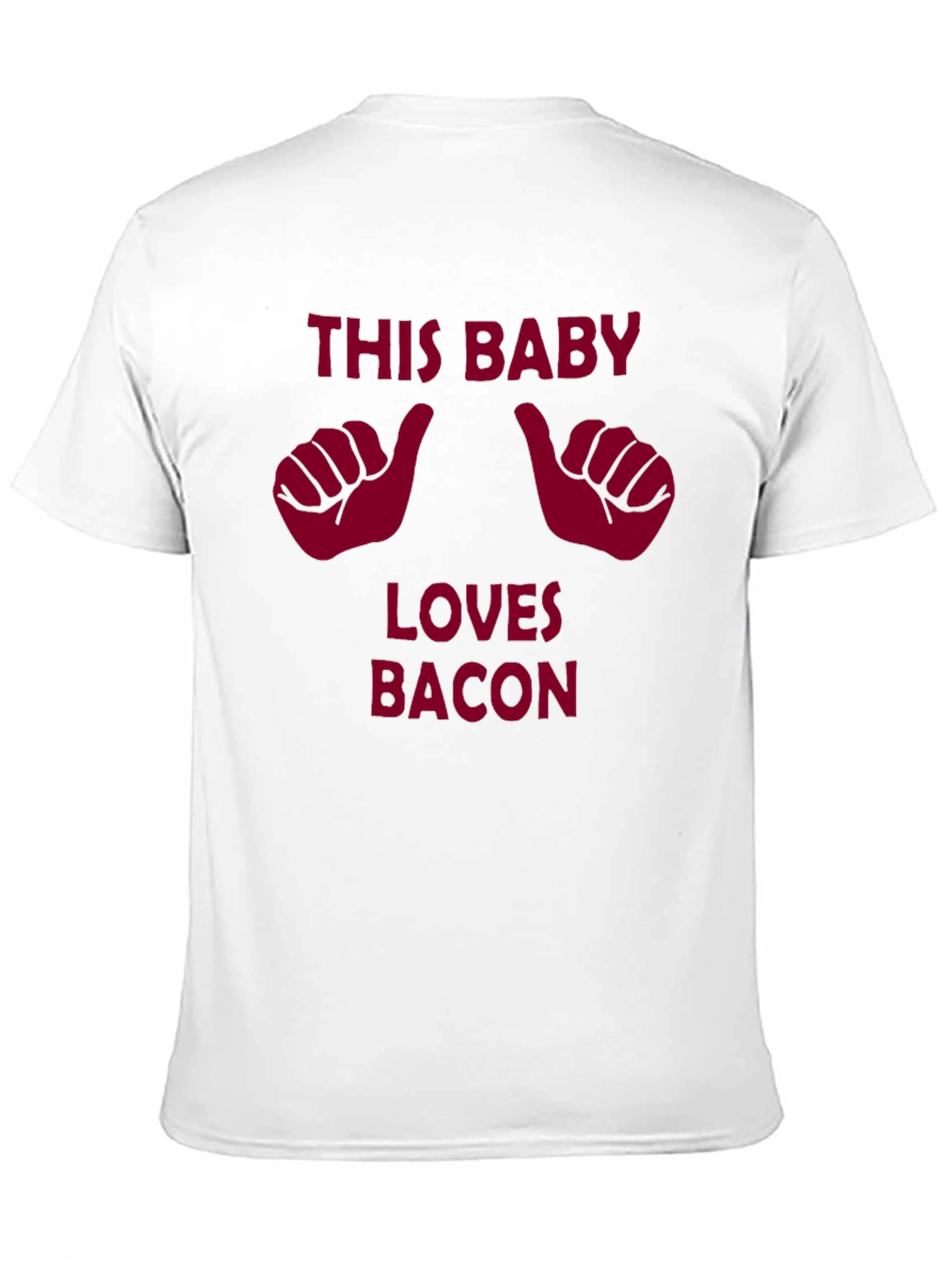 Black This Baby Loves Bacon Graphic Tee view 11