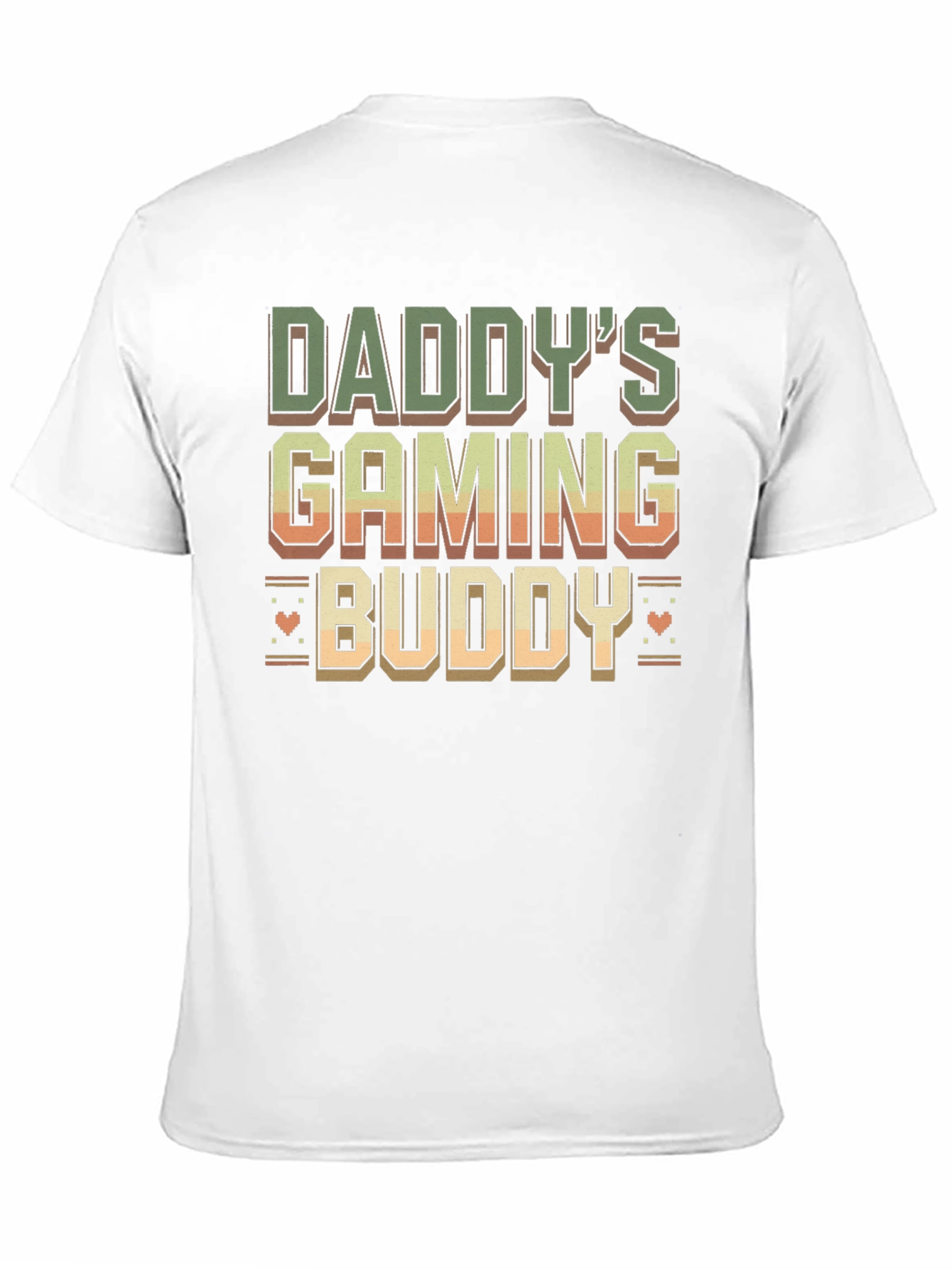 Black Daddy's Gaming Buddy T-Shirt view 11
