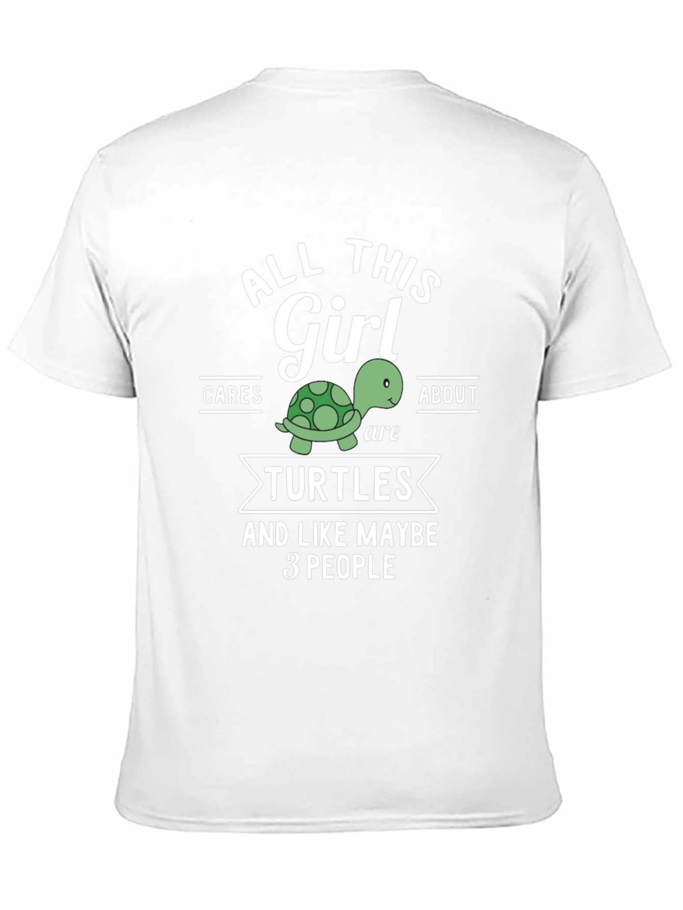 Black Girl Turtle Lover T-Shirt - Cares About Turtles view 11
