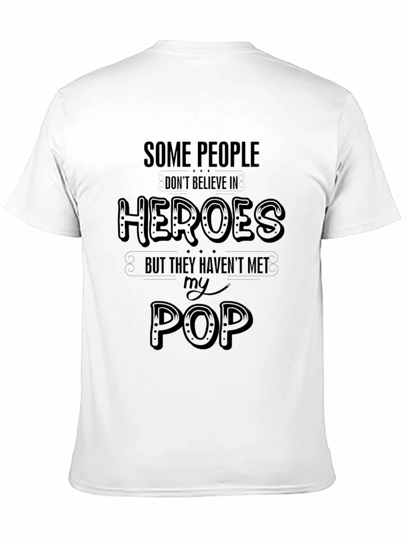 Black Heroes Pop T-Shirt - Father's Day Gift view 11