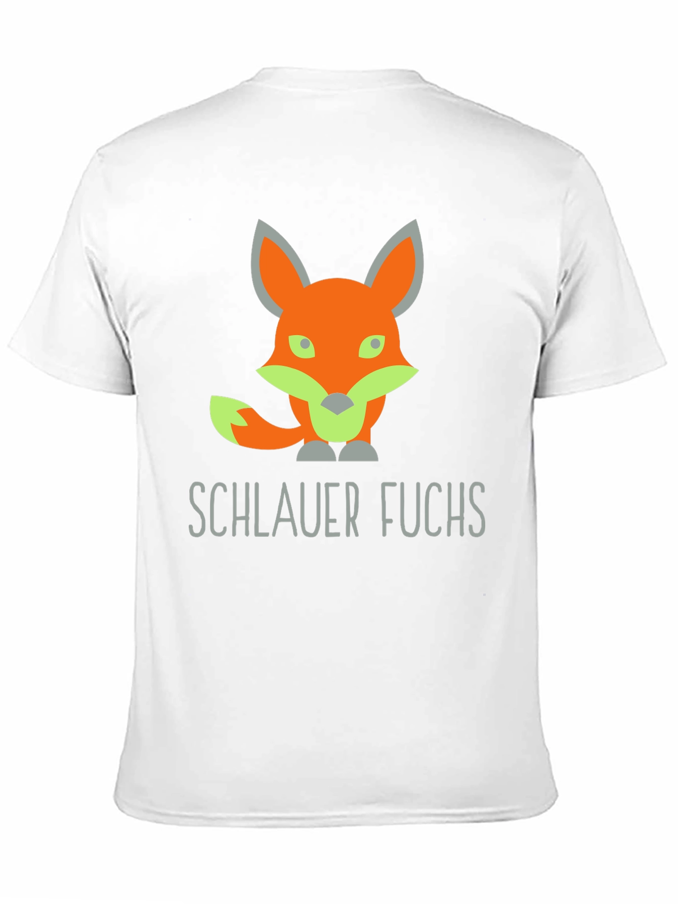 Black Schlauer Fuchs T-Shirt - Clever Fox Design view 11