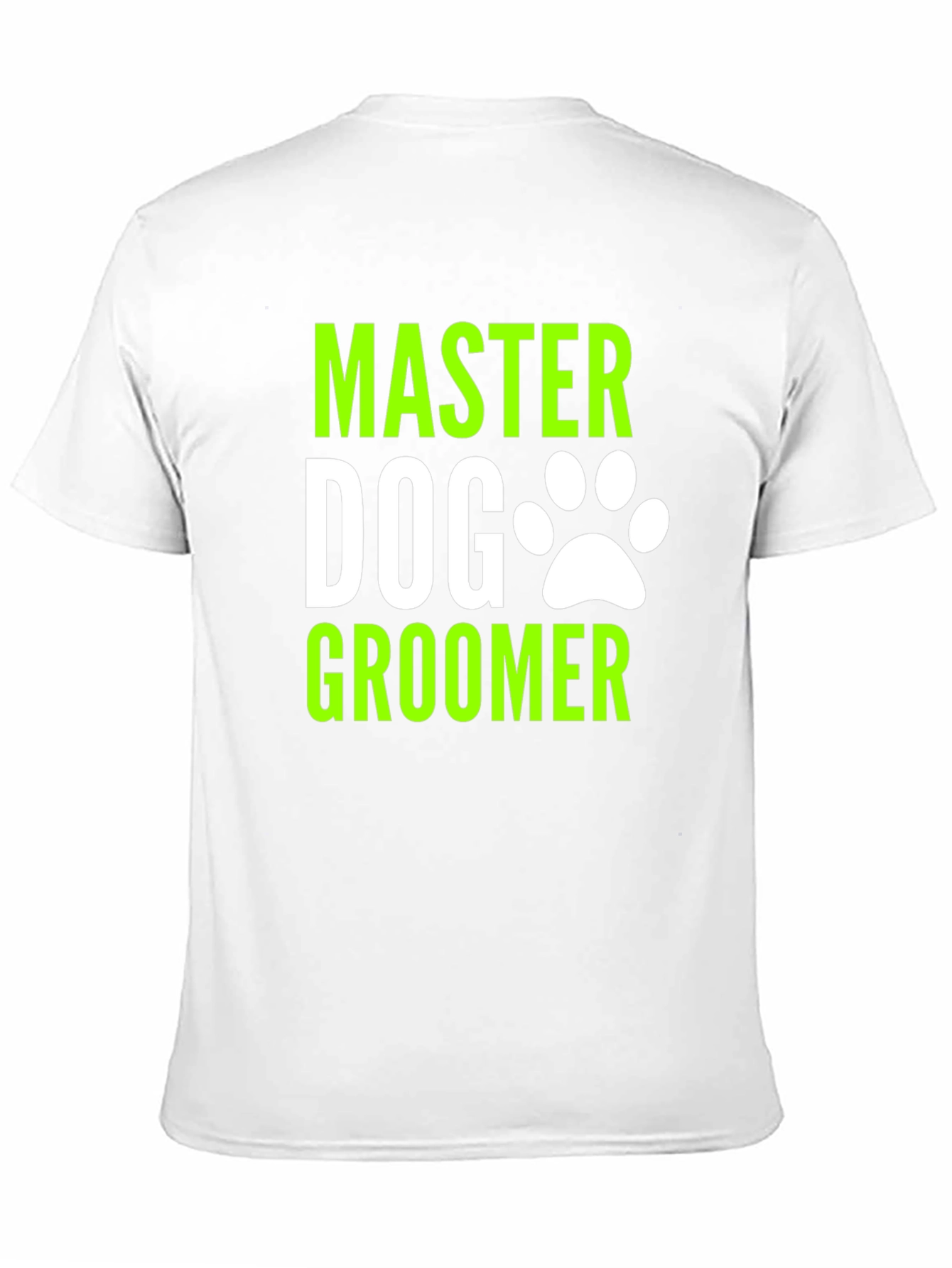 Black Master Dog Groomer Graphic T-Shirt view 11