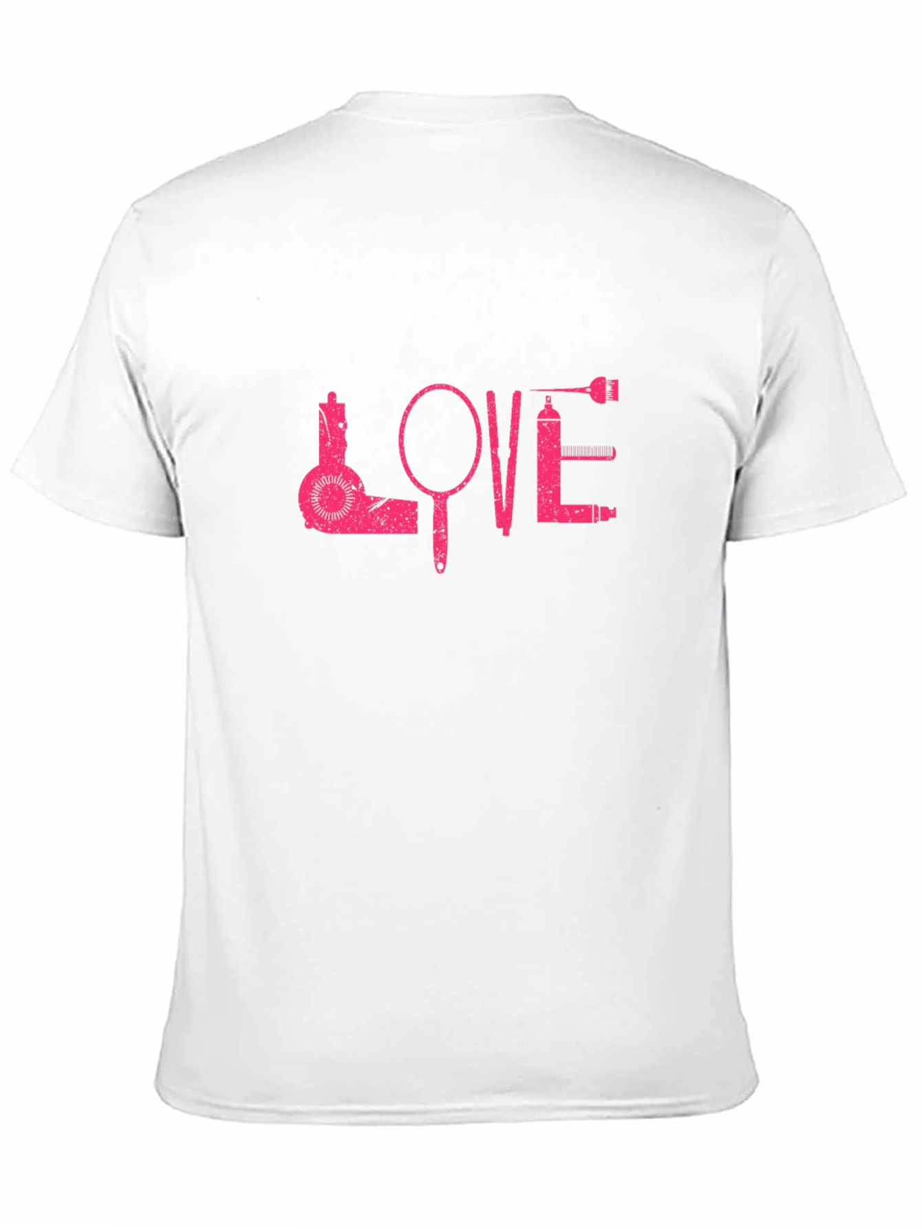 Black Love Hair Stylist Graphic Tee view 11