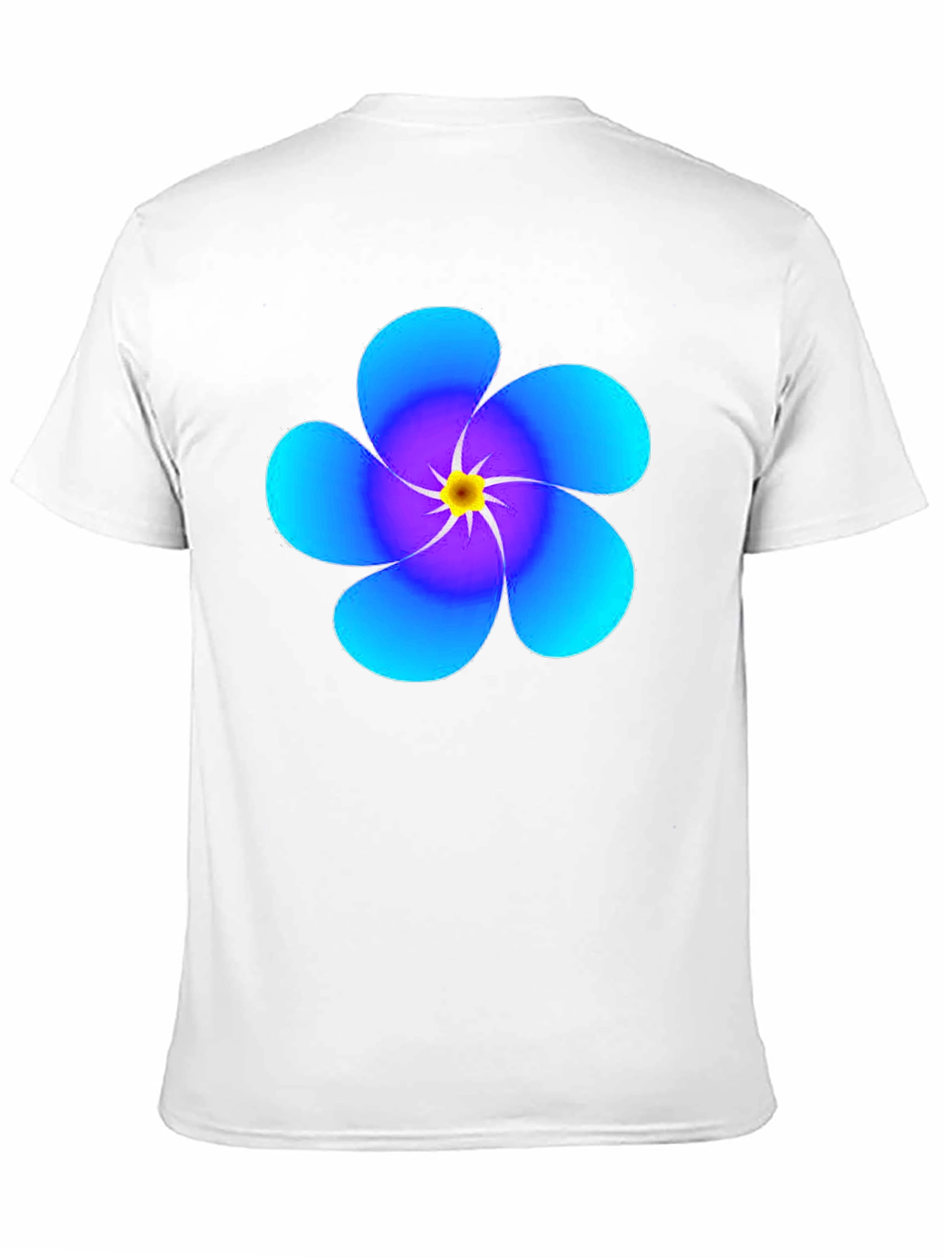 Black Floral Print Black T-Shirt - Modern Style view 11