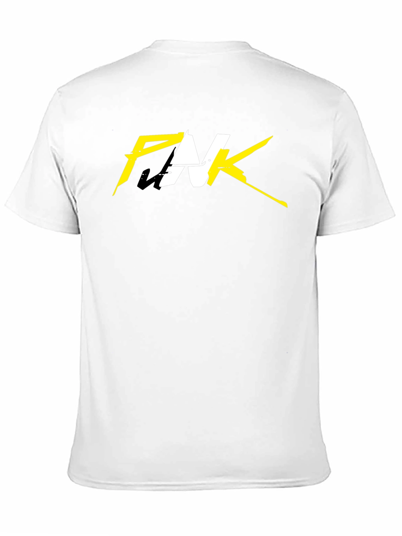 Black Cyberpunk Inspired Graphic Tee - Black Cotton T-Shirt view 11