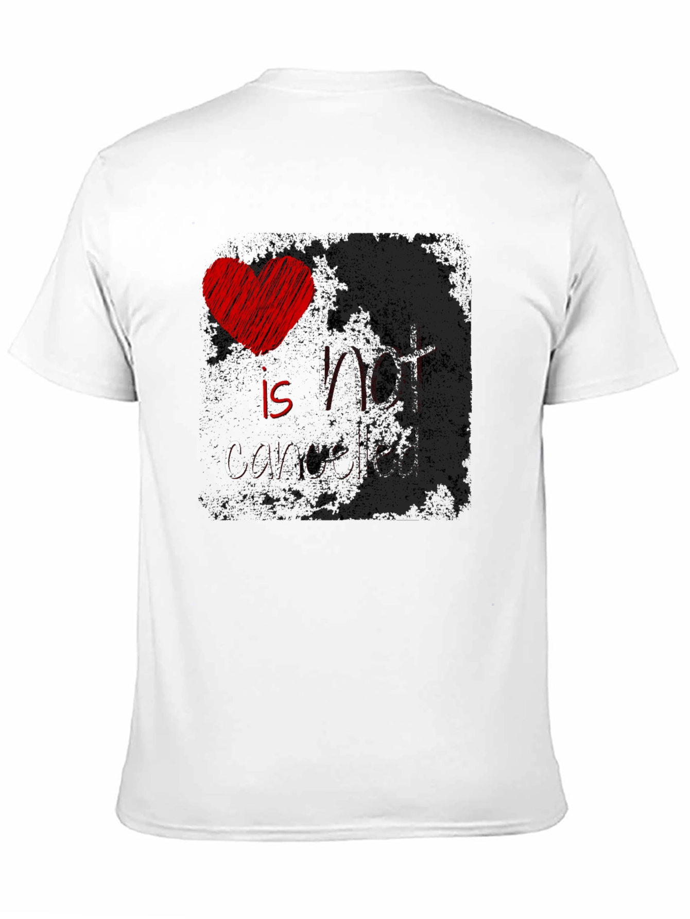Black Love Is Not Cancelled Graphic Tee - Black view 11