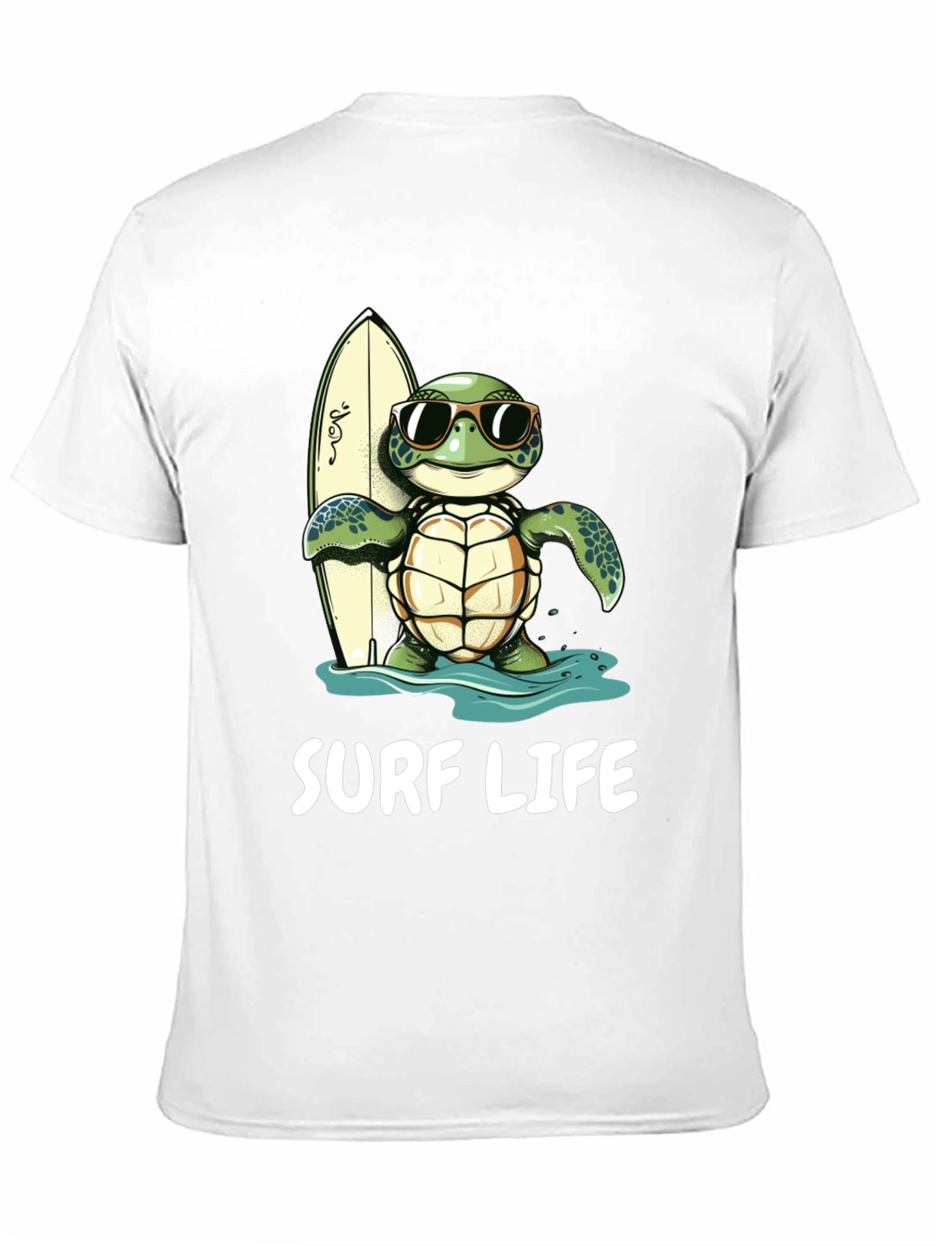 Black Surf Life Turtle Graphic Tee - Beach Ready! view 11