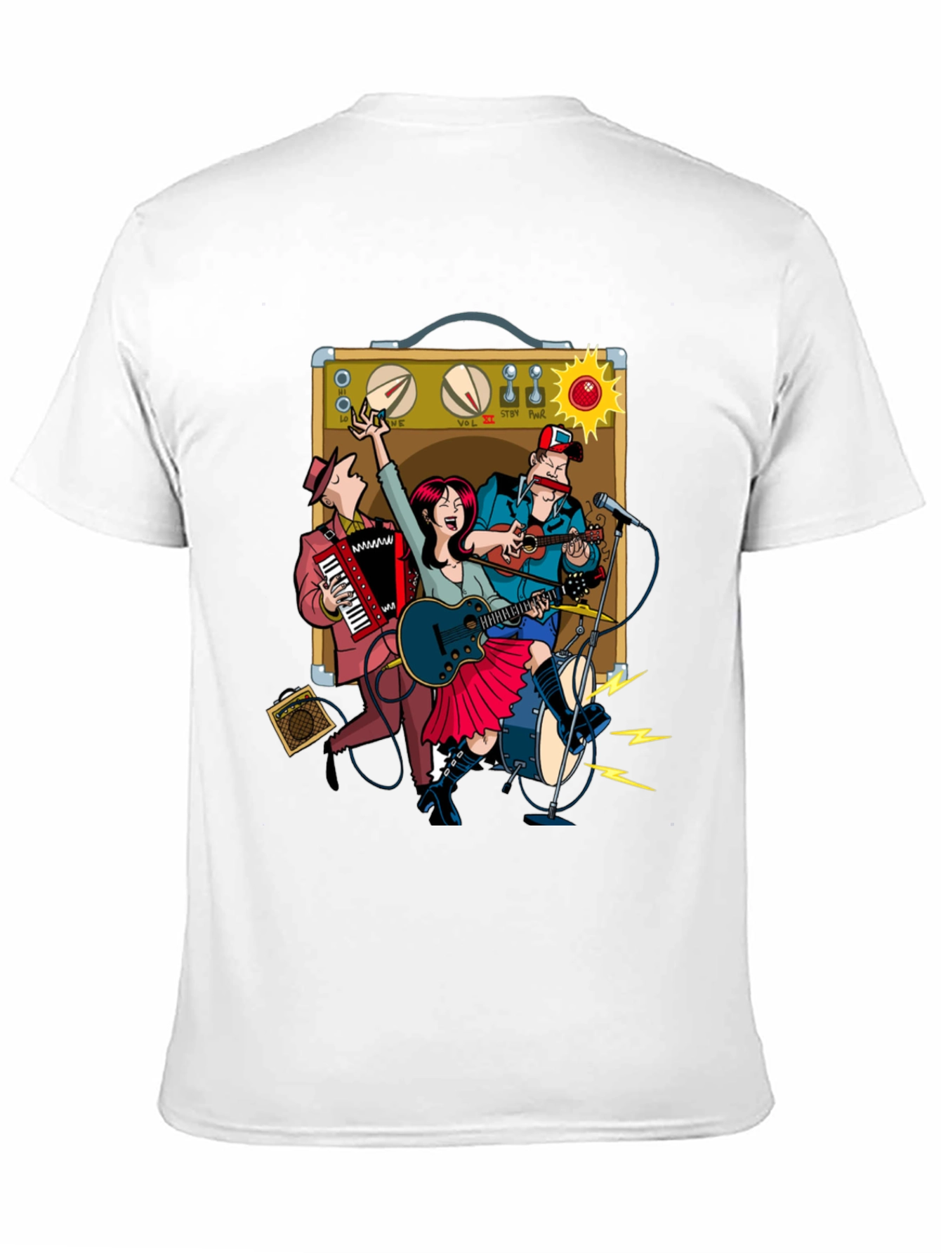 Black Band Graphic T-Shirt view 11