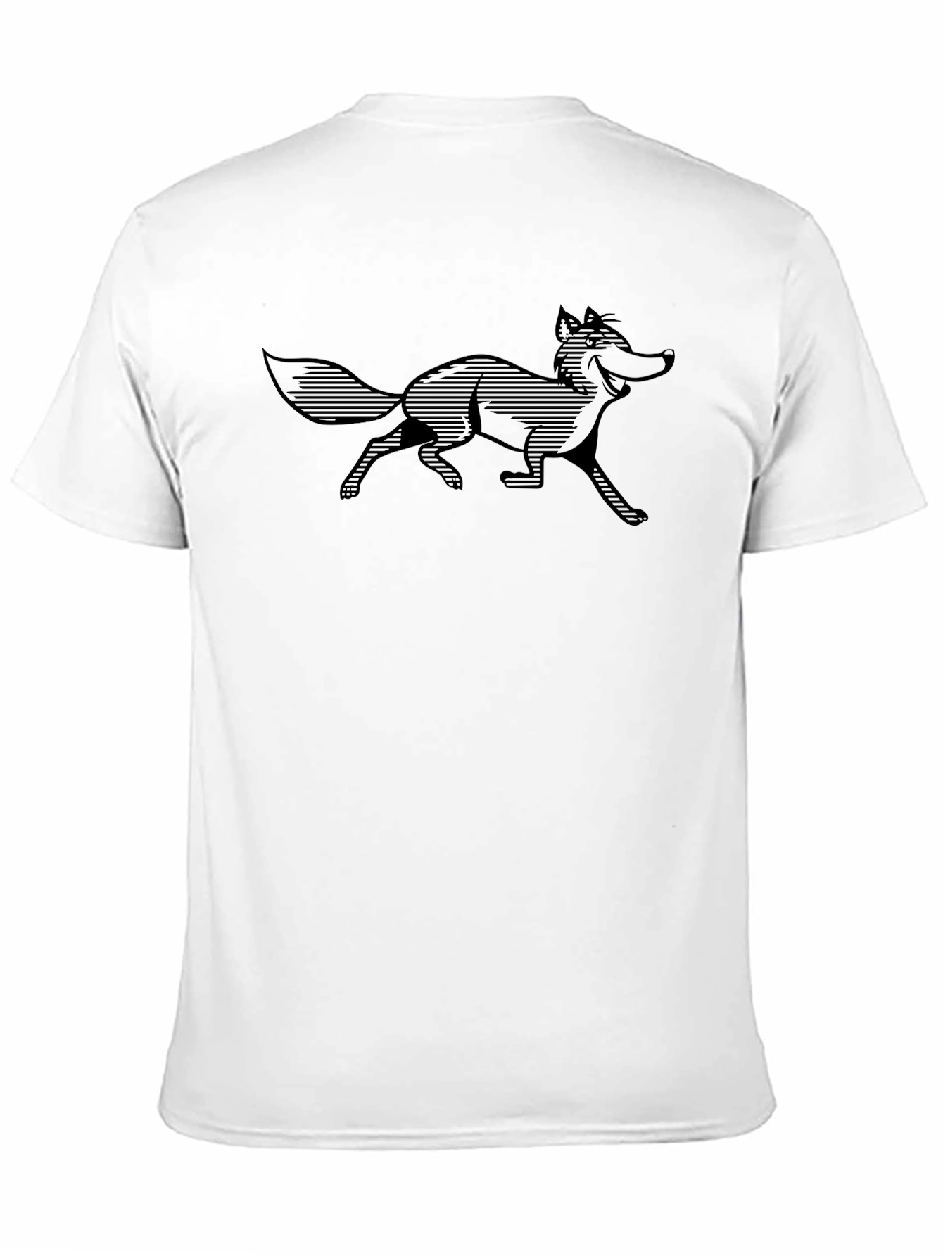 Black Fox Graphic Tee - Black Cotton Comfort view 11