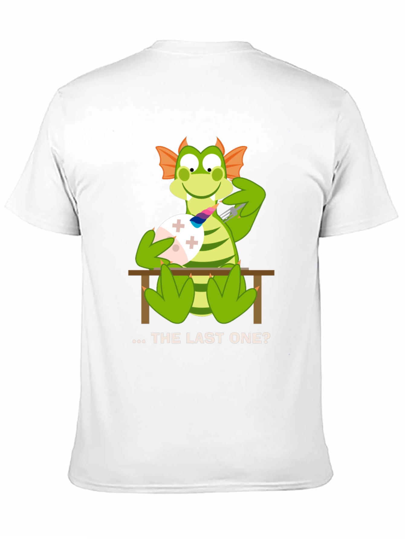 Black Dragon Eating Last Egg T-Shirt view 11