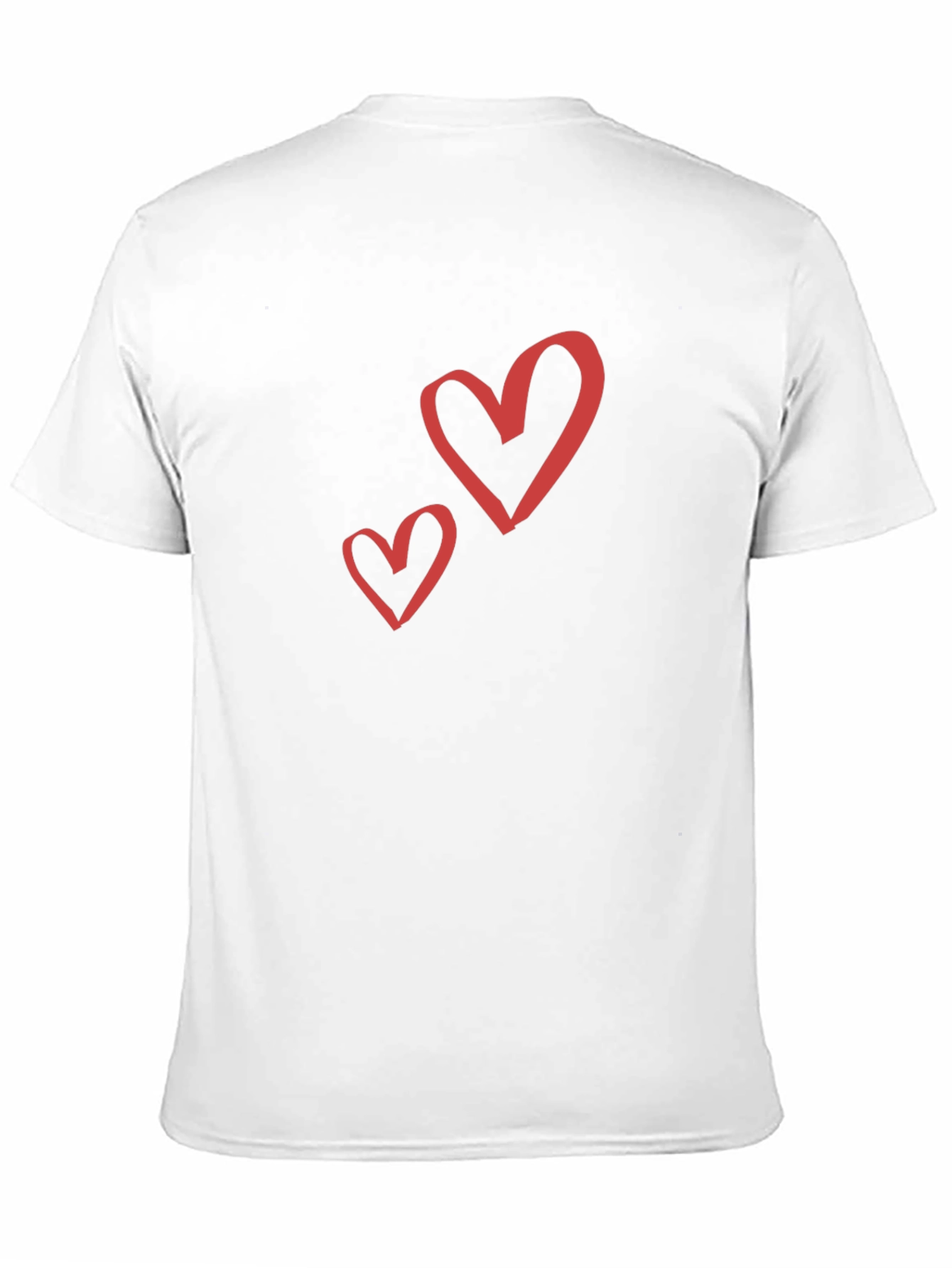 Black Heart Graphic Black Crew Neck T-Shirt view 11