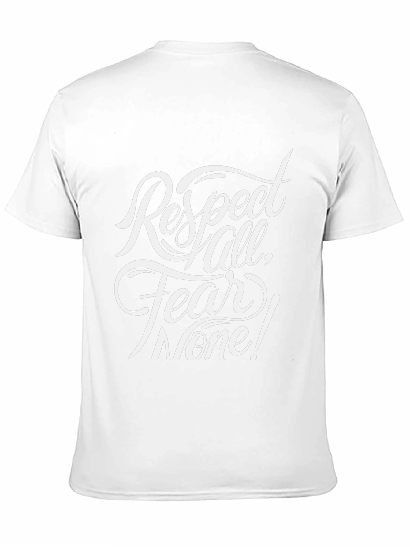 Black Respect All Fear None Graphic T-Shirt view 11