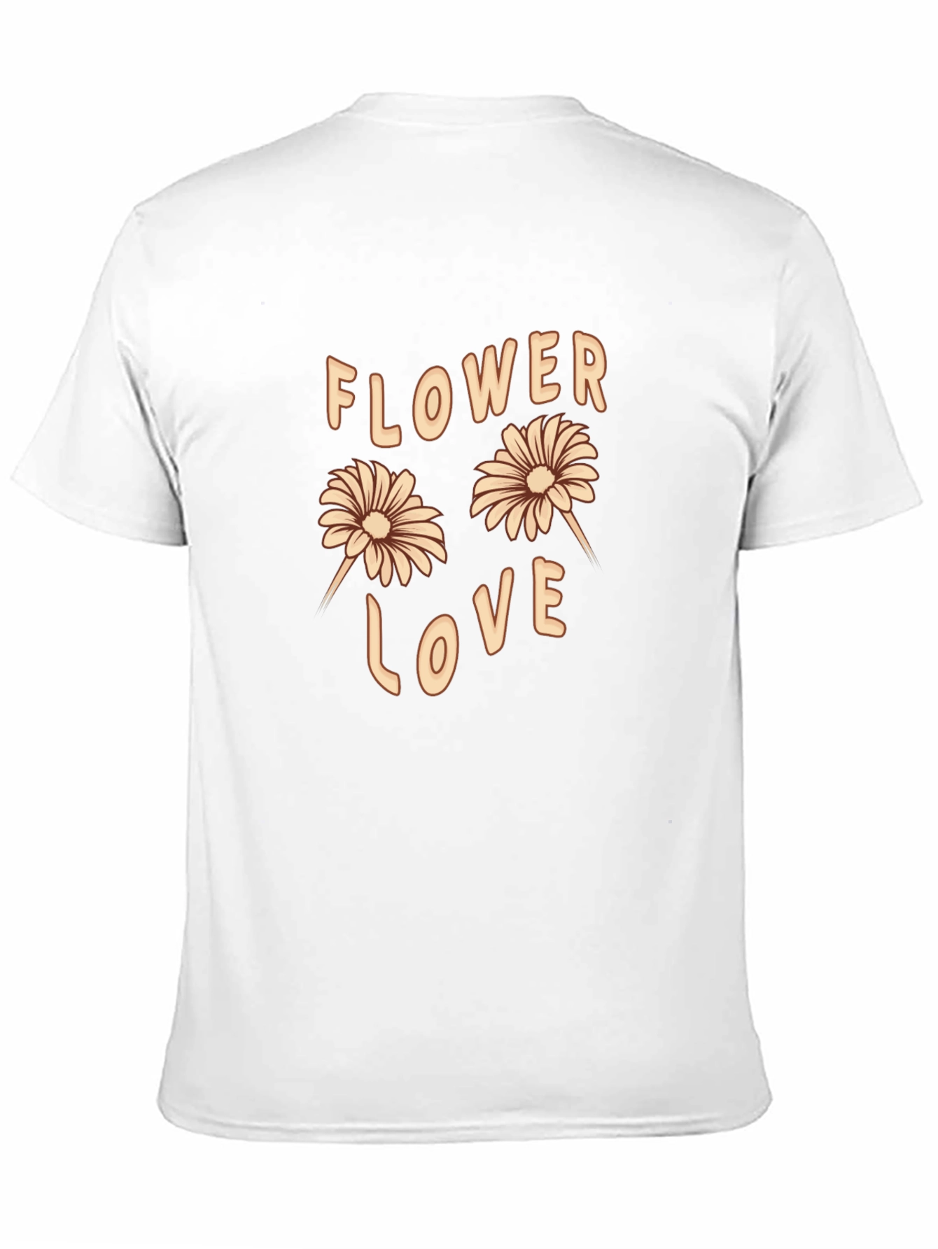 Black Flower Love Graphic Tee - Trendy Casual T-Shirt view 11