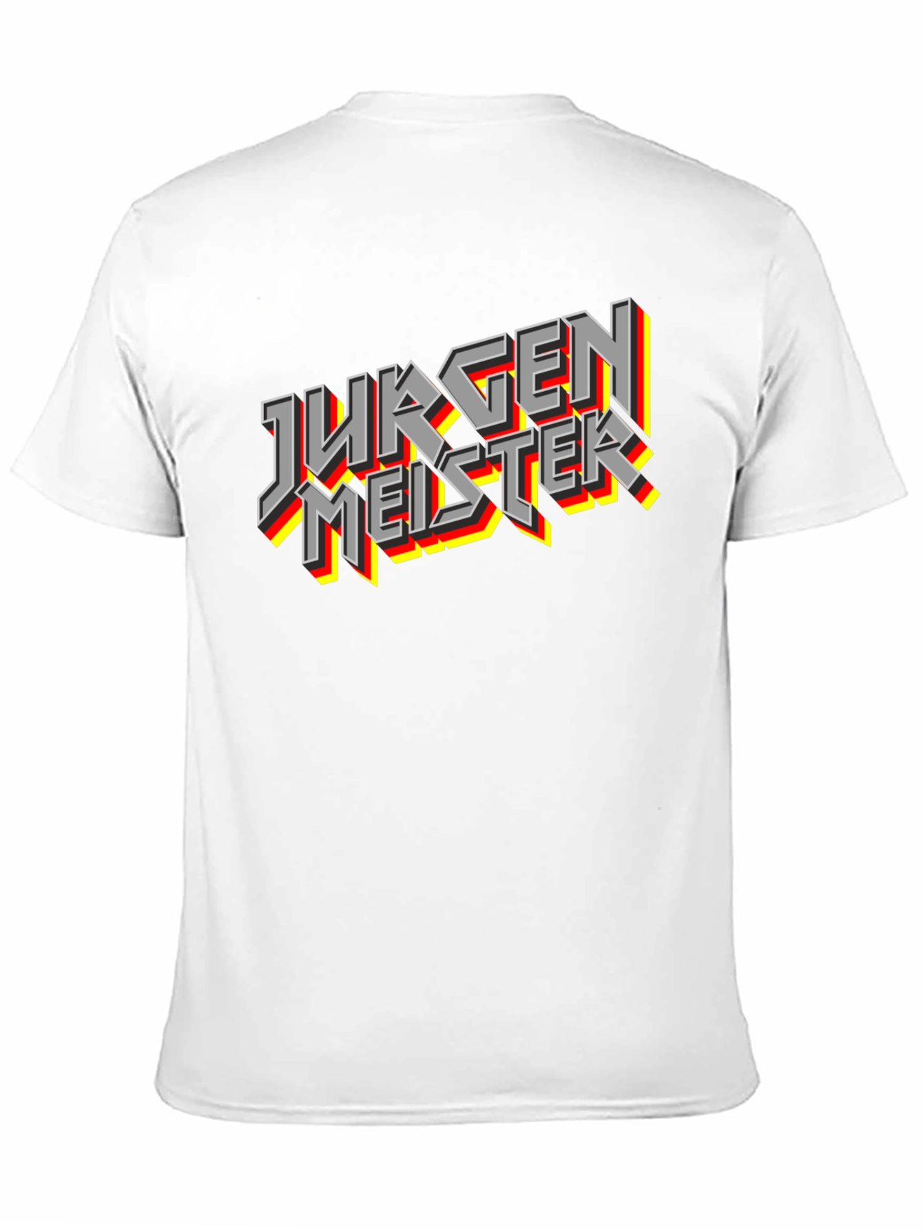 Black Jurgen Meister Graphic T-Shirt - Bold German Design view 11