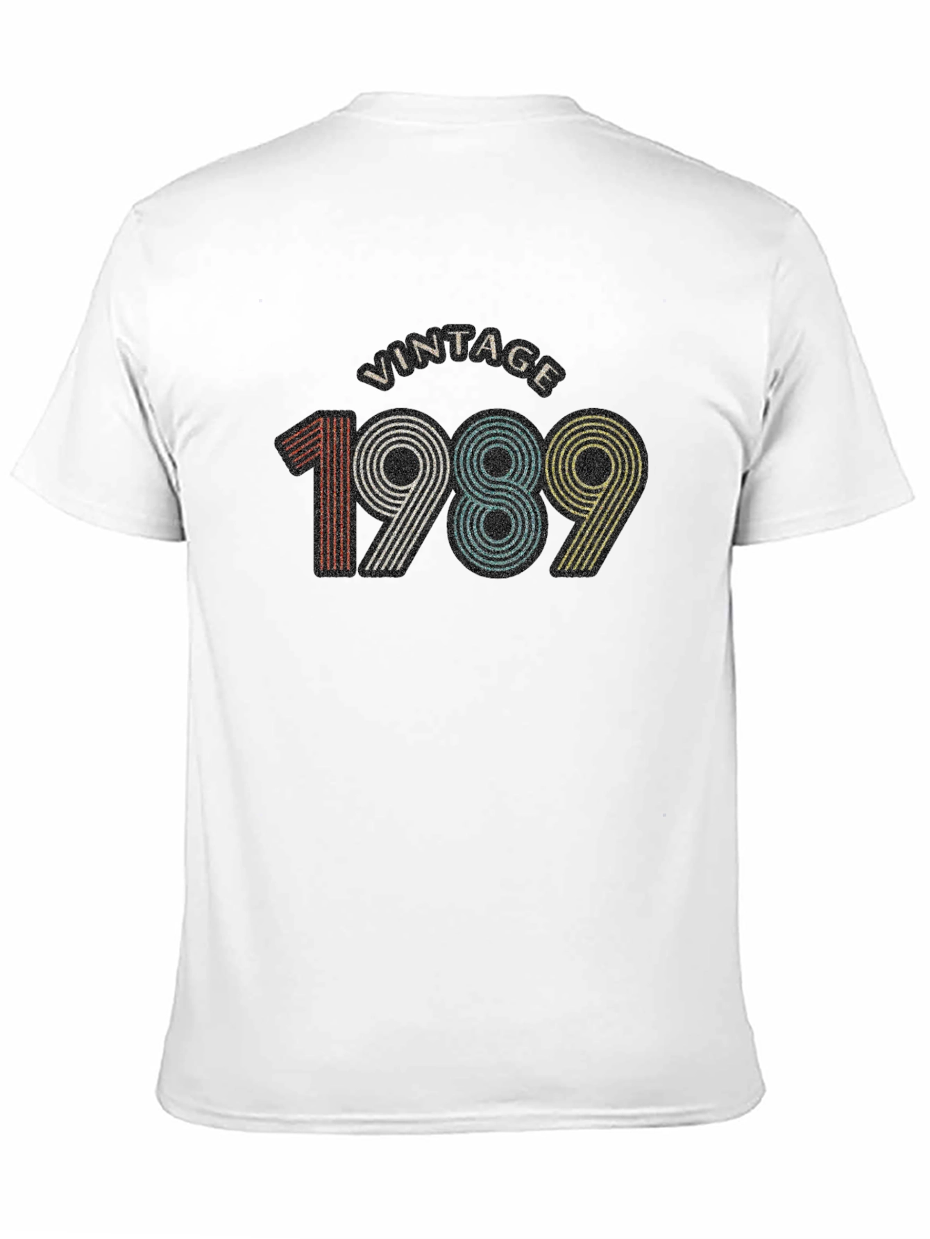 Black Vintage 1989 Graphic Tee - Retro Birthday Shirt view 11