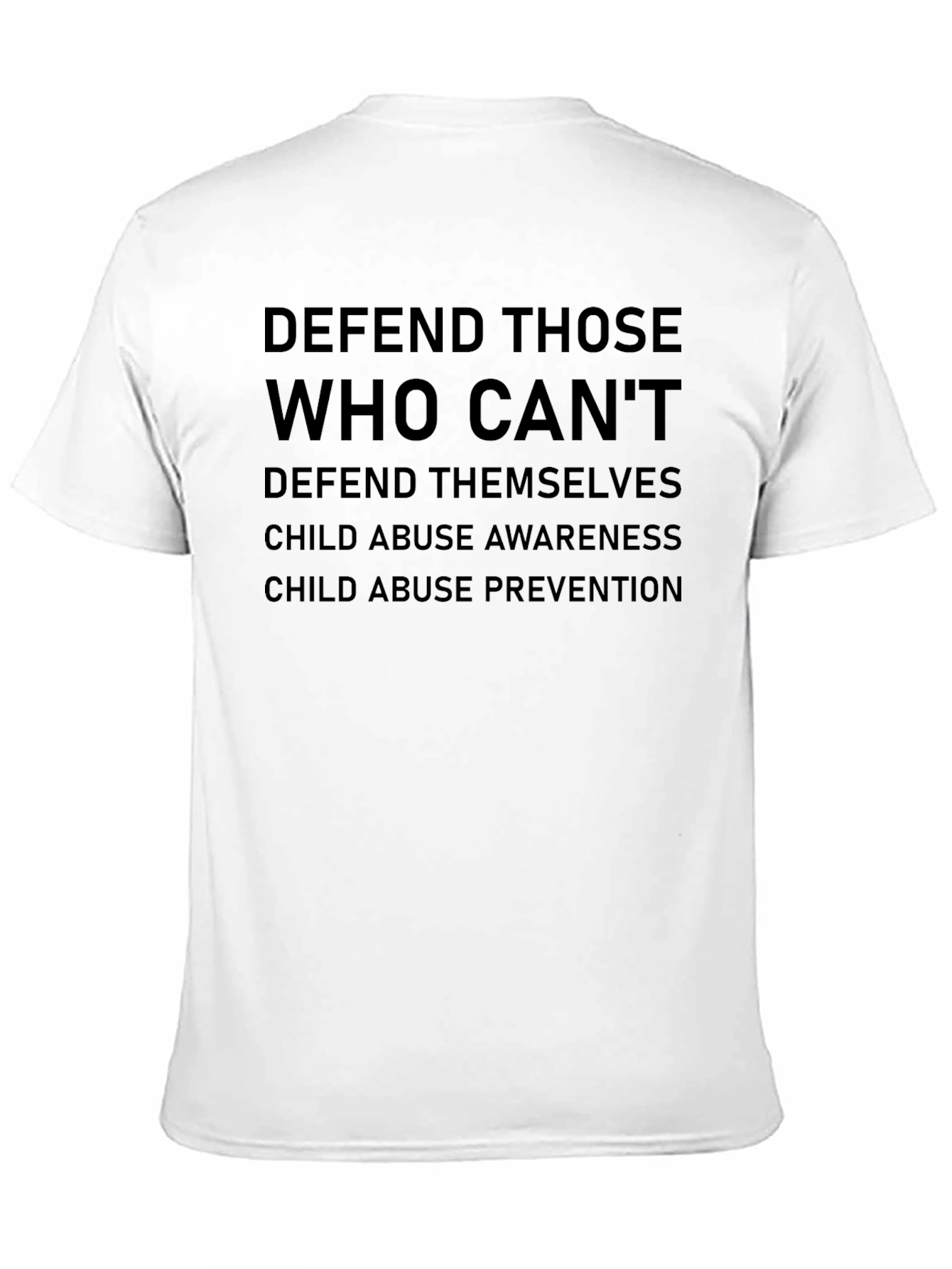 Defend Those Who Can't Awareness T-Shirt - 11