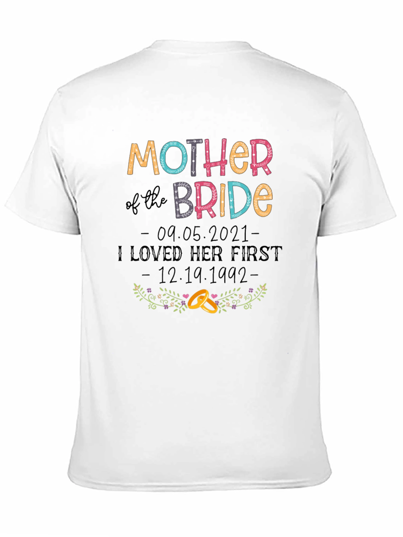 Mother of the Bride T-Shirt - Wedding Gift - 11