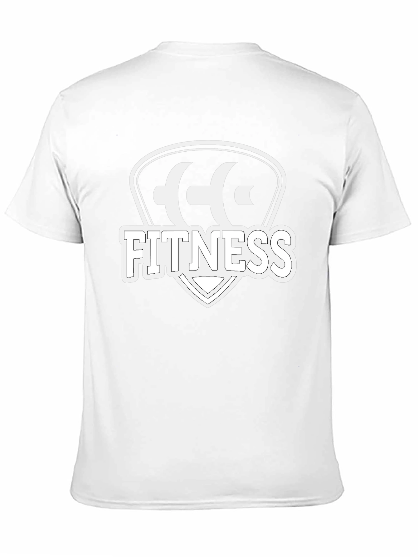 Black Fitness Shield T-Shirt - Black Gym Tee view 11