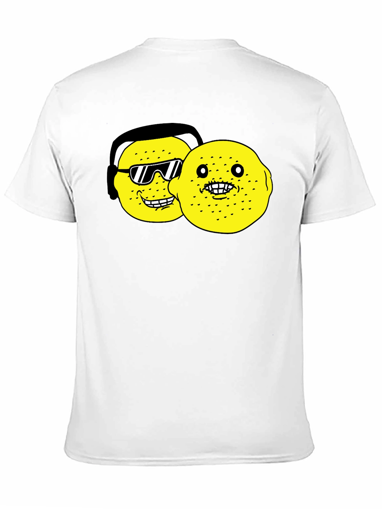 Black Lemon Character Graphic Black T-Shirt view 11