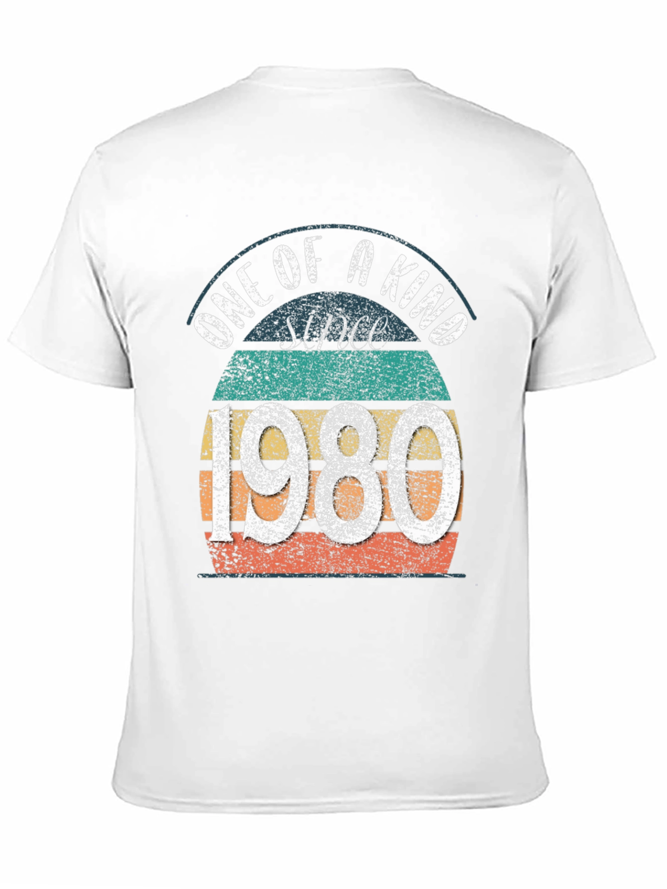 Black One of a Kind Since 1980 T-Shirt view 11