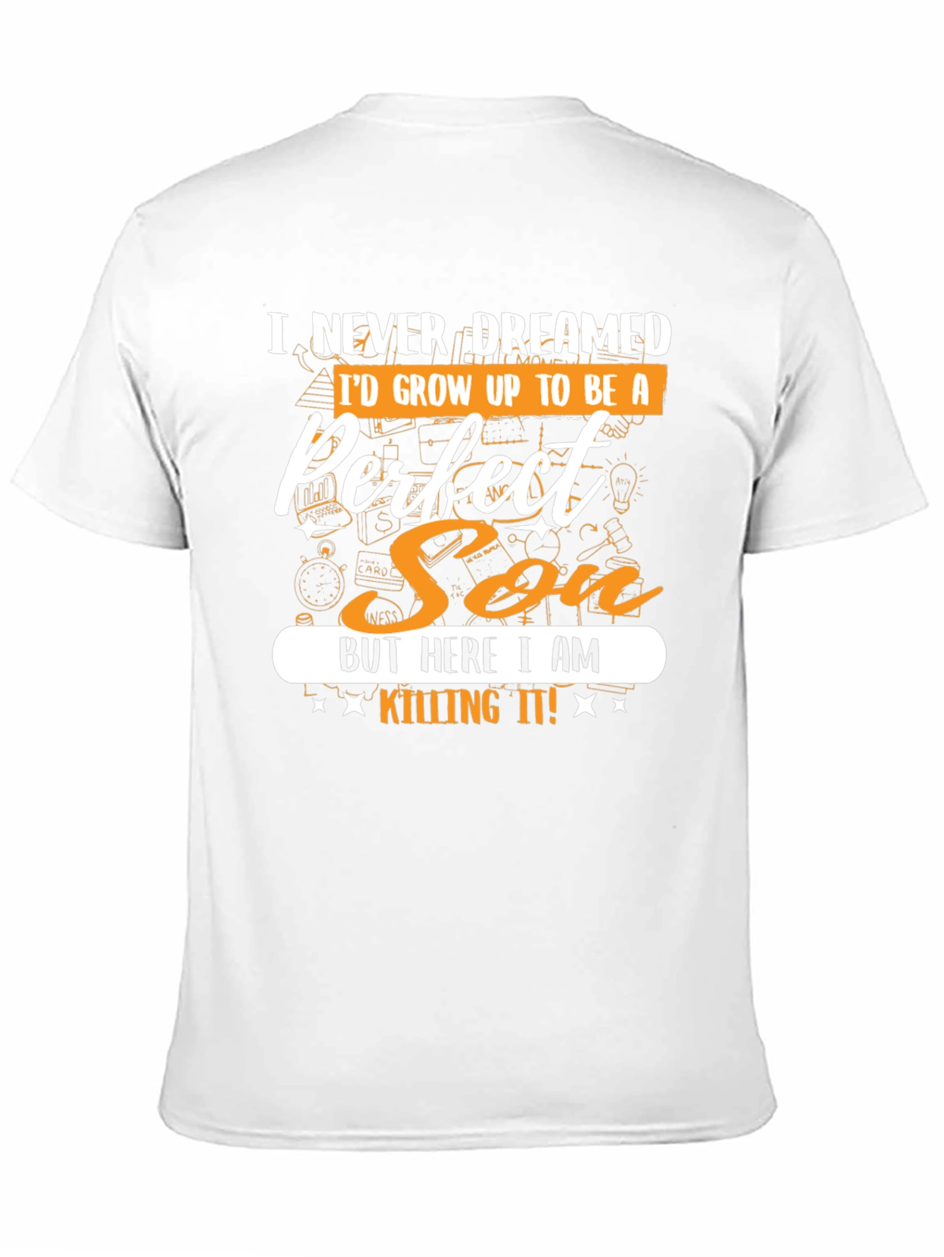 Black Perfect Son Men's Graphic T-Shirt view 11