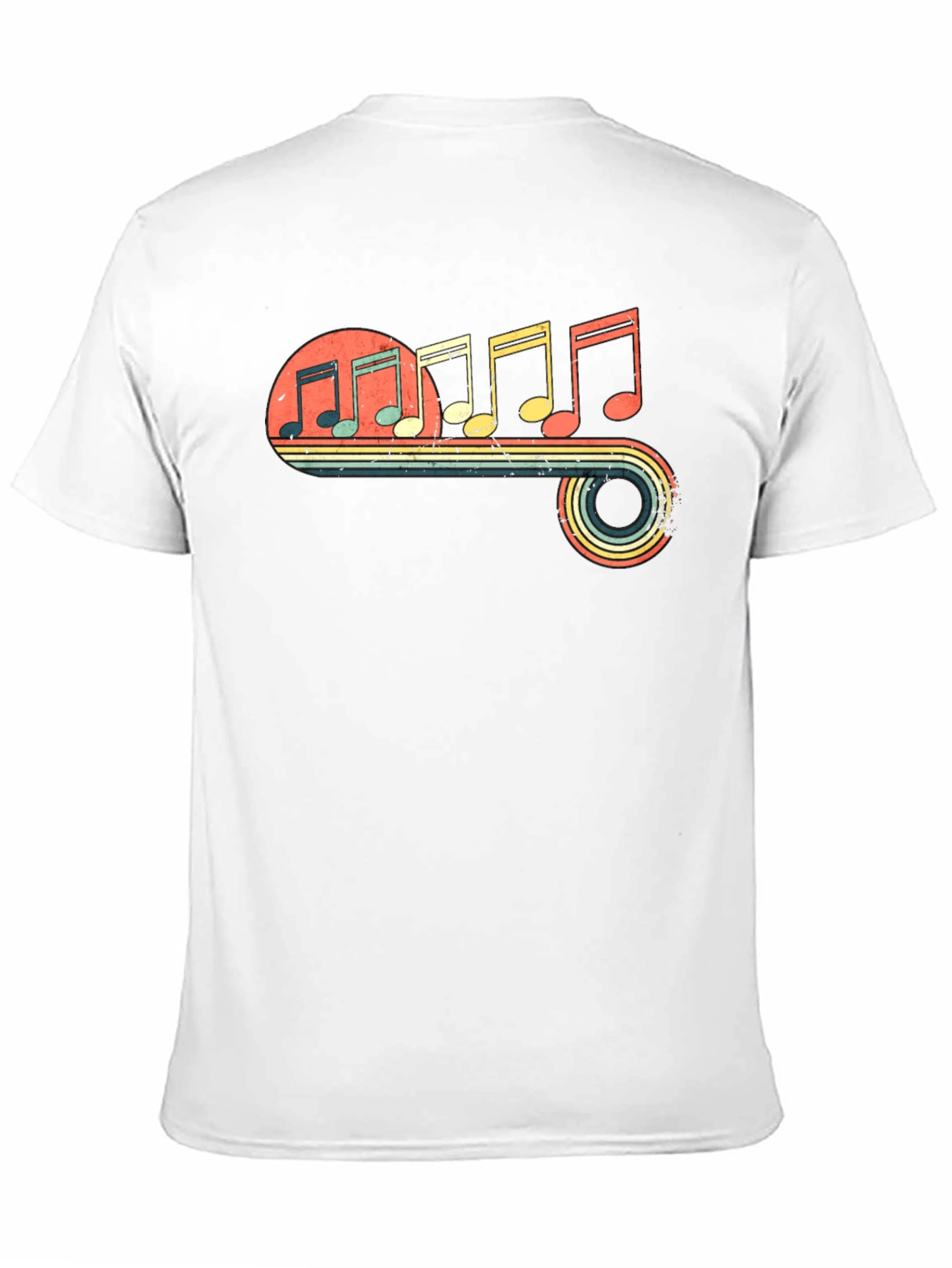 Retro Music Note T-Shirt - Vintage Inspired Design - 11