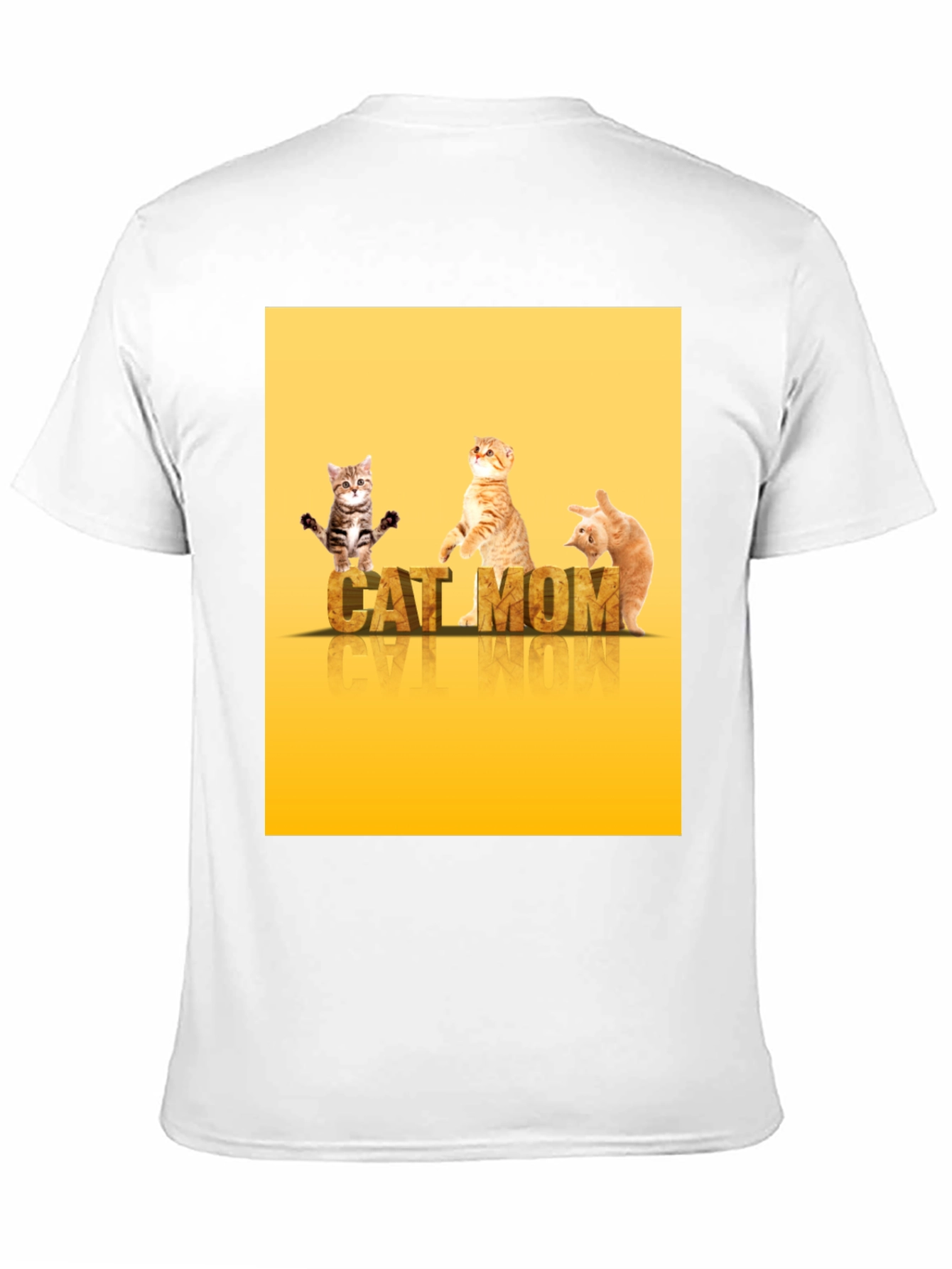 Black Cat Mom T-Shirt - Cute Kitten Design view 11