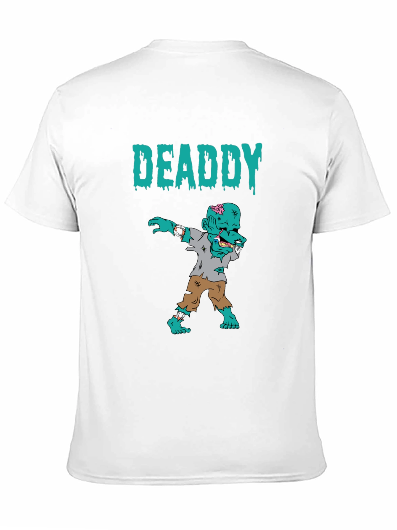 Black Deaddy Zombie Dab T-Shirt - Halloween Tee view 11