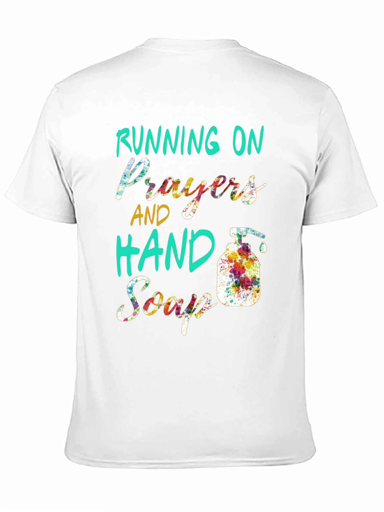 Black Prayers and Hand Soap Black Tee view 11