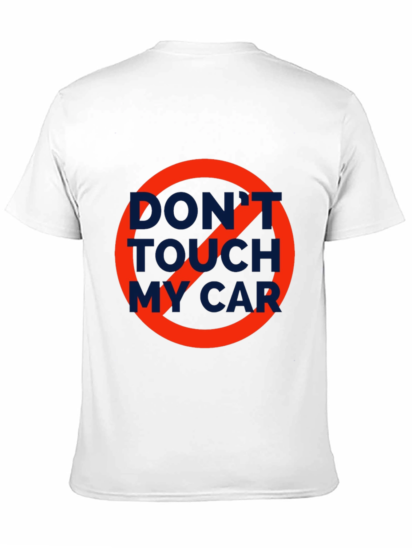 Black Don't Touch My Car Graphic T-Shirt view 11