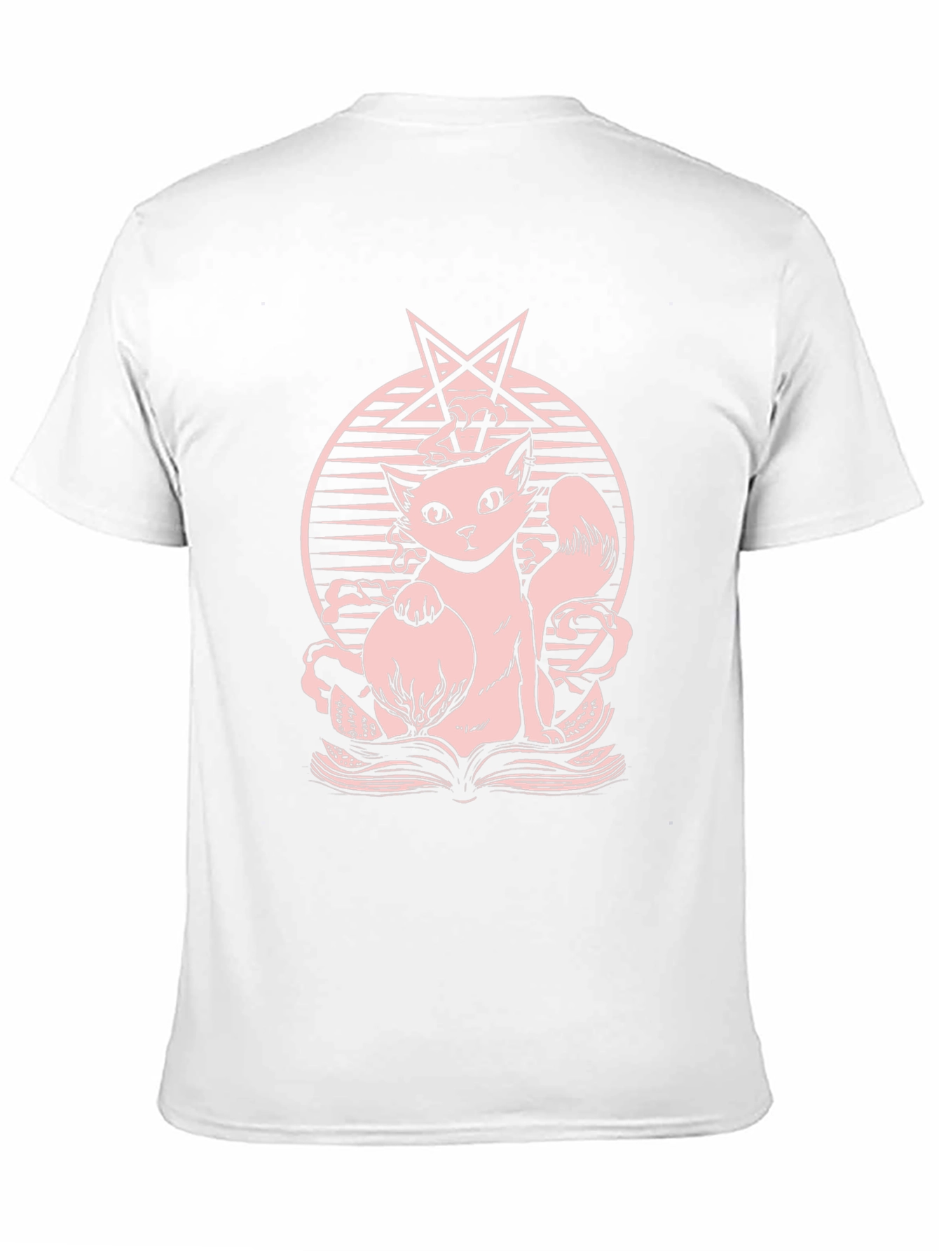 Black Occult Cat T-Shirt - Witchcraft Kitten Tee view 11