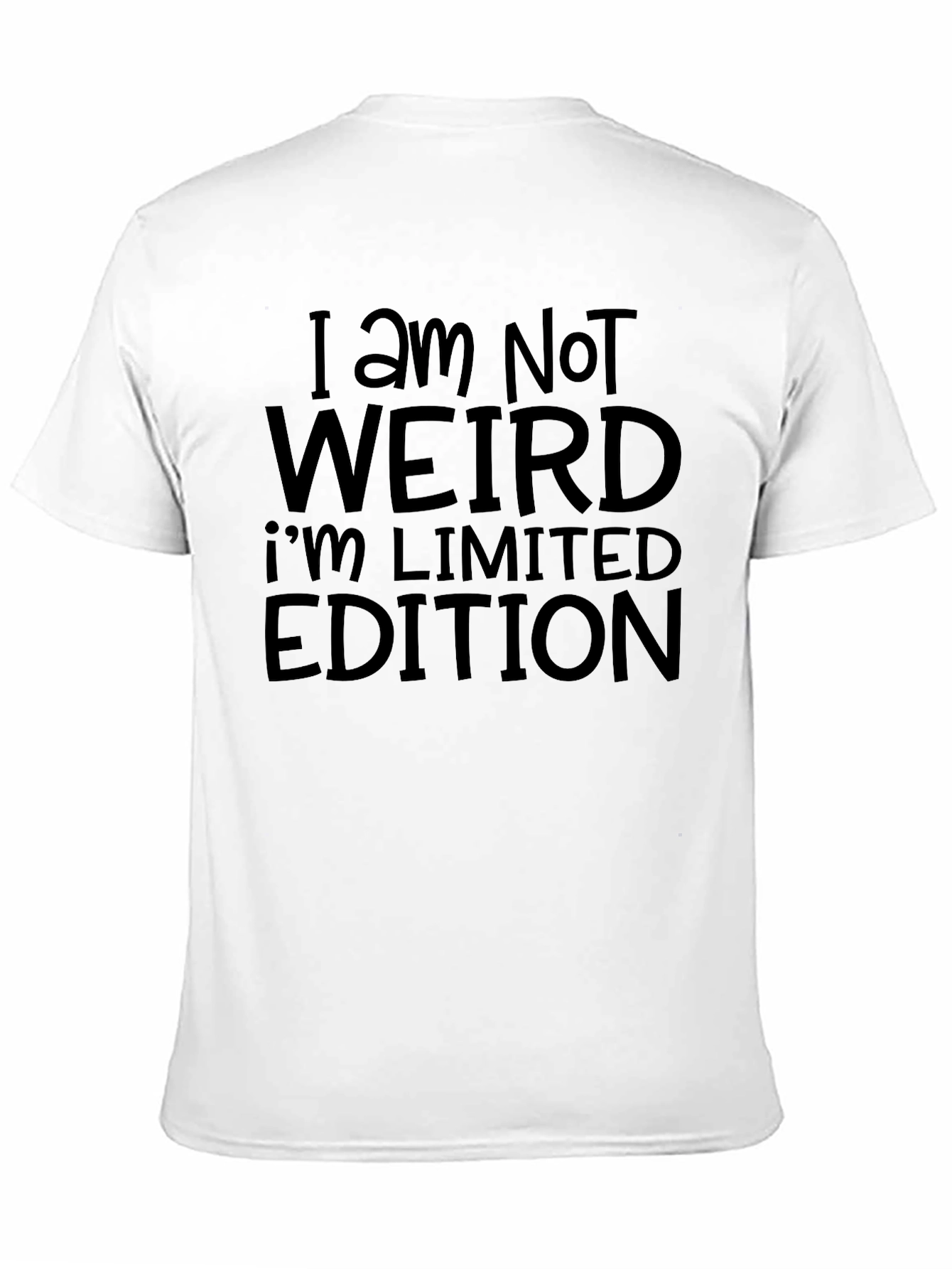 Black I am Not Weird Limited Edition Graphic Tee view 11