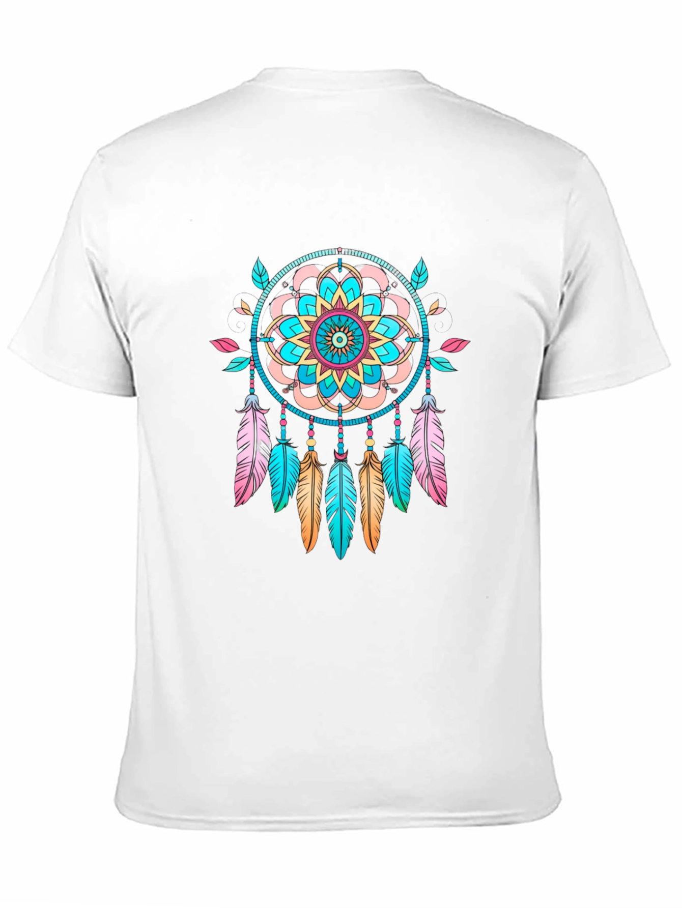 Black Dreamcatcher Graphic Black T-Shirt - Unisex view 11