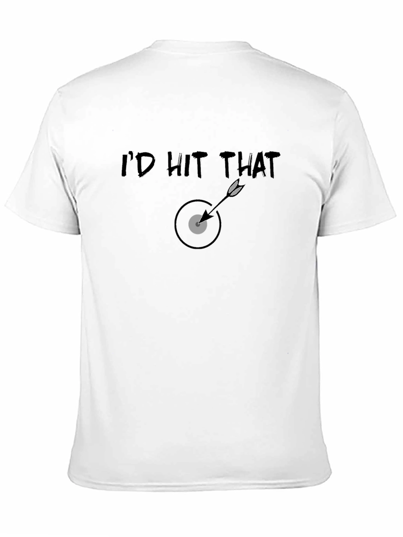 Black I'd Hit That T-Shirt - Funny Graphic Tee view 11