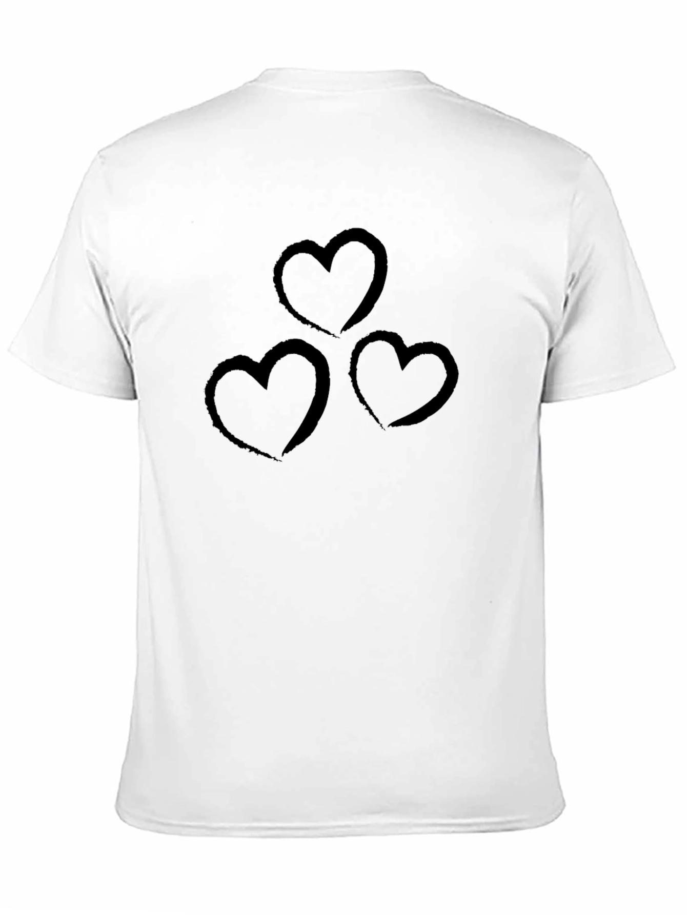Black Heart Graphic Tee - Stylish Black Casual Shirt view 11