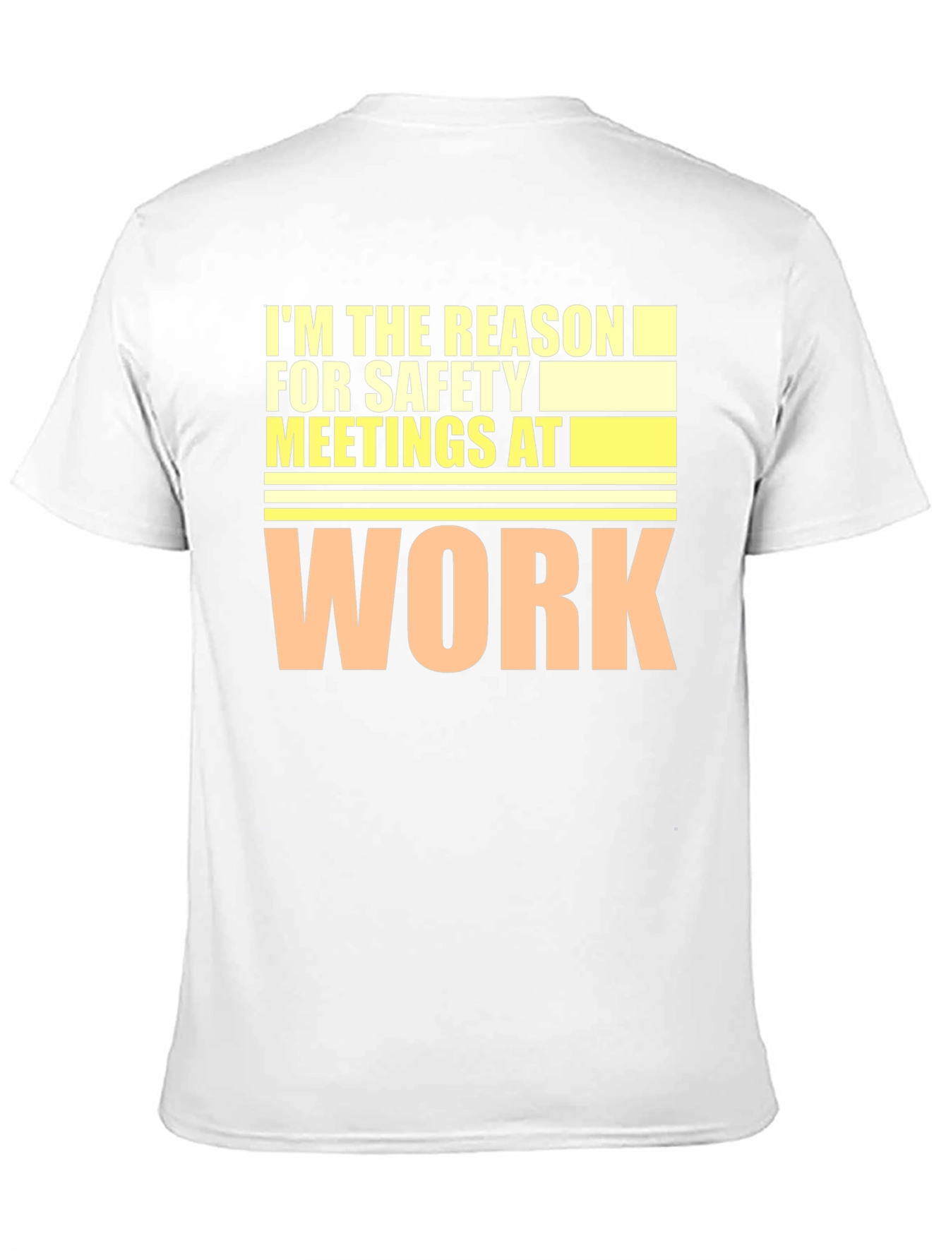 Black Safety Meeting Humor T-Shirt view 11