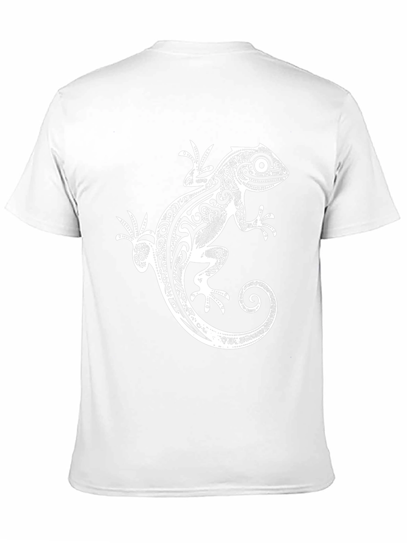 Tribal Gecko Graphic T-Shirt - Stylish Design - 11