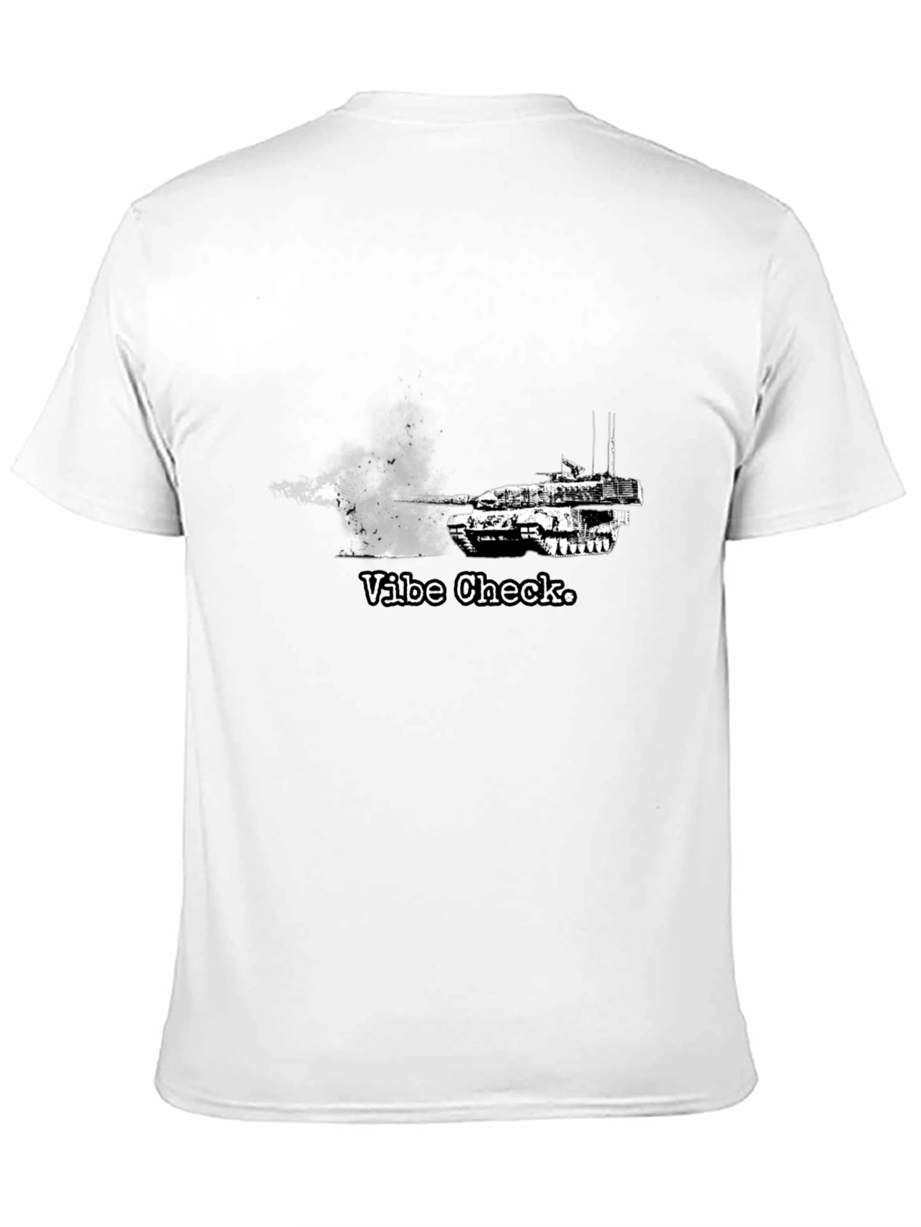 Black Vibe Check Tank Graphic Tee view 11