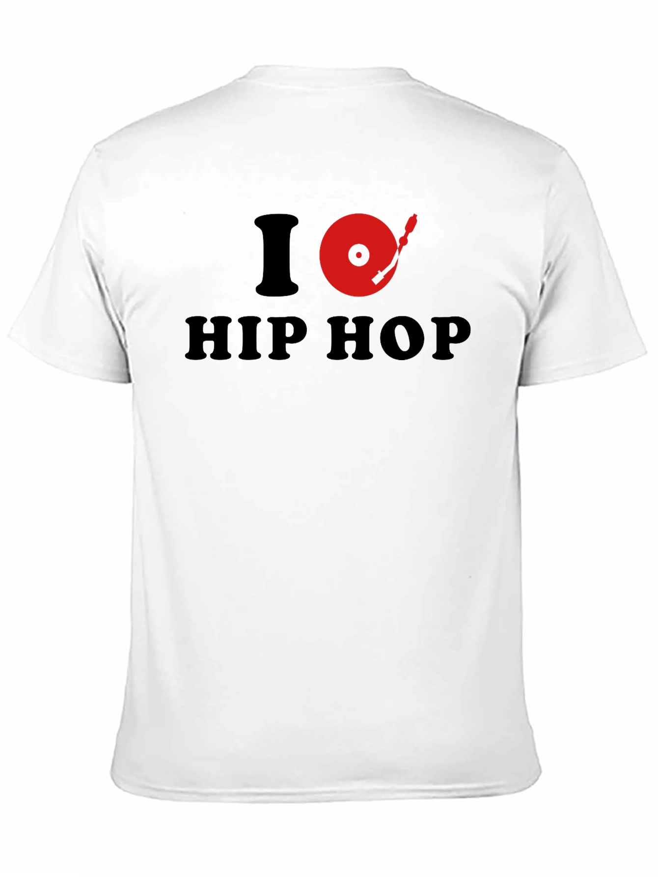 Black I Turntable Hip Hop Graphic Tee - Black view 11