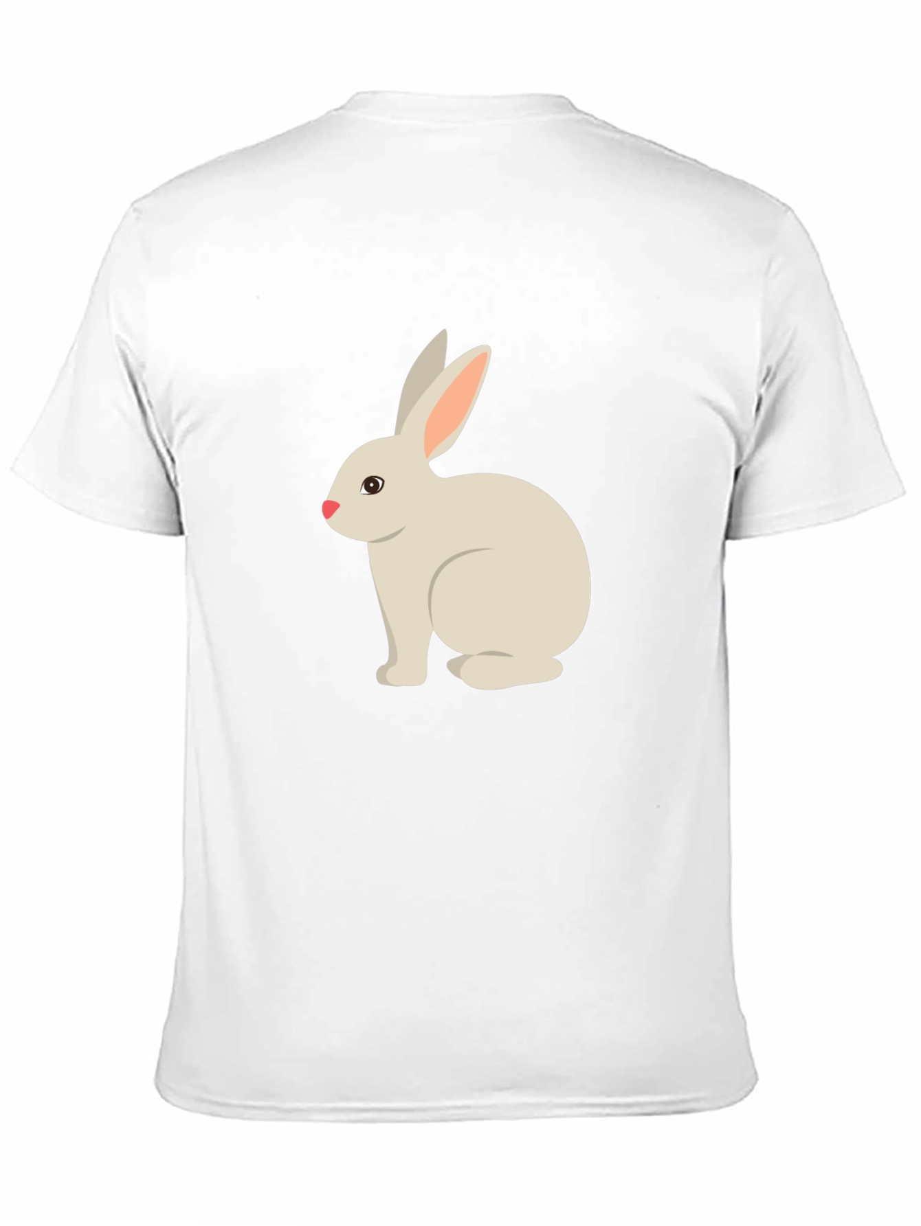 Black Cute Bunny Graphic Tee - Black T-Shirt view 11
