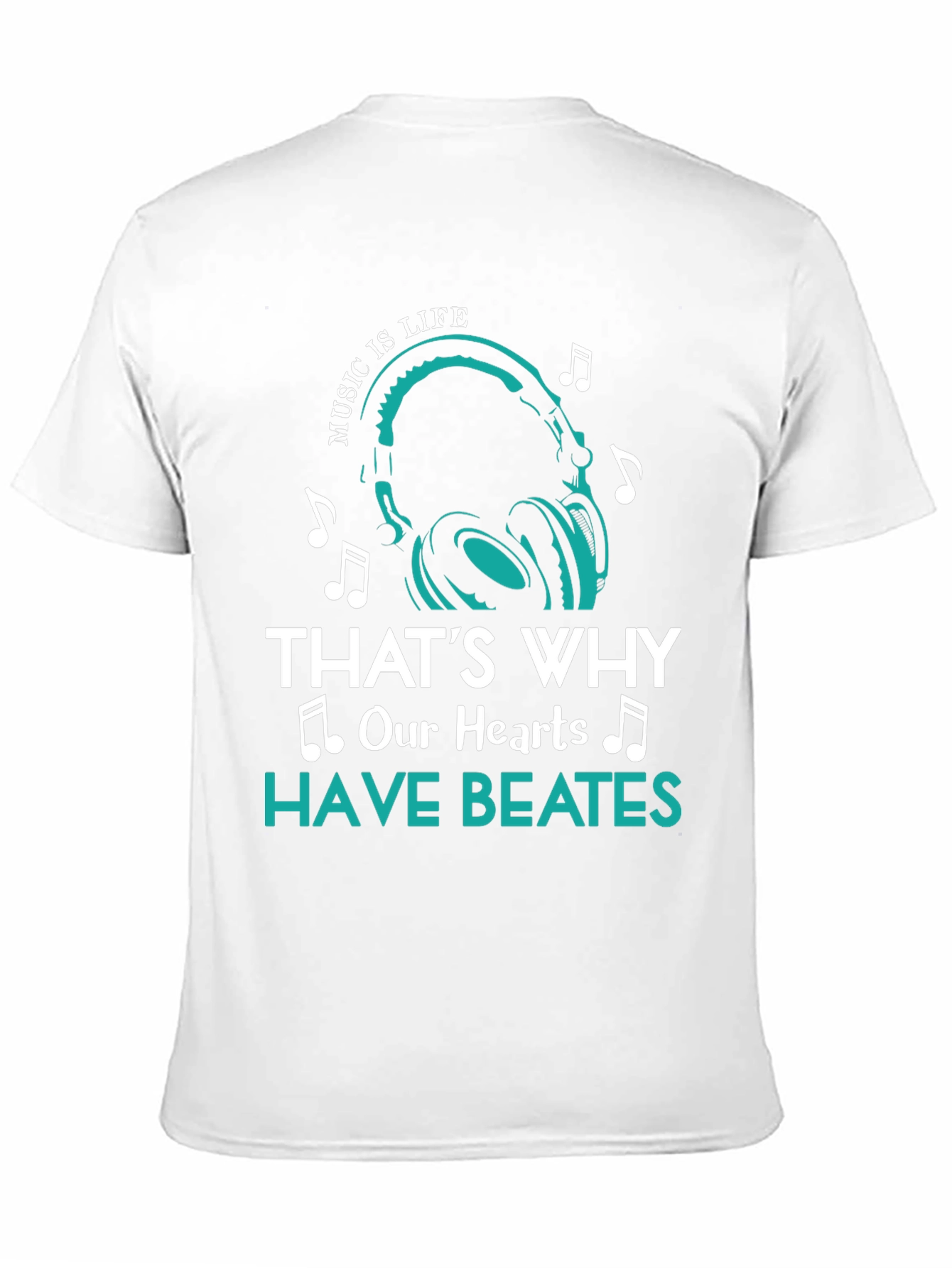 Black Music is Life T-Shirt - Beats Design view 11