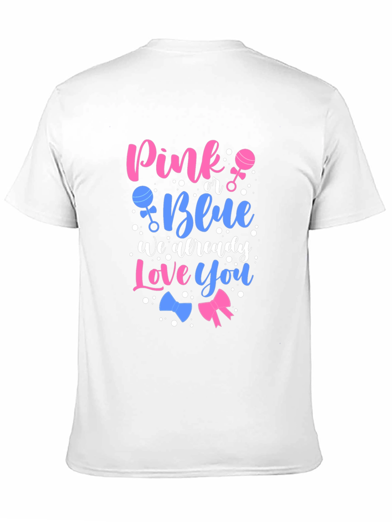 Pink or Blue Baby Reveal Unisex T-Shirt - 11