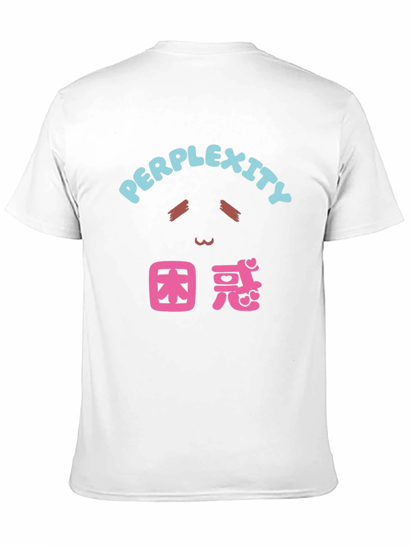 Black Perplexity Black T-Shirt with Anime Design view 11